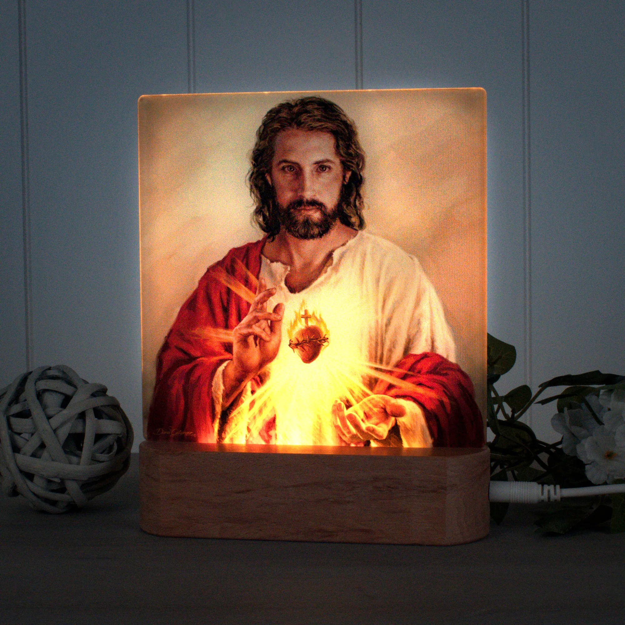 Sacred Heart of Jesus LED Nightlight - Image 2