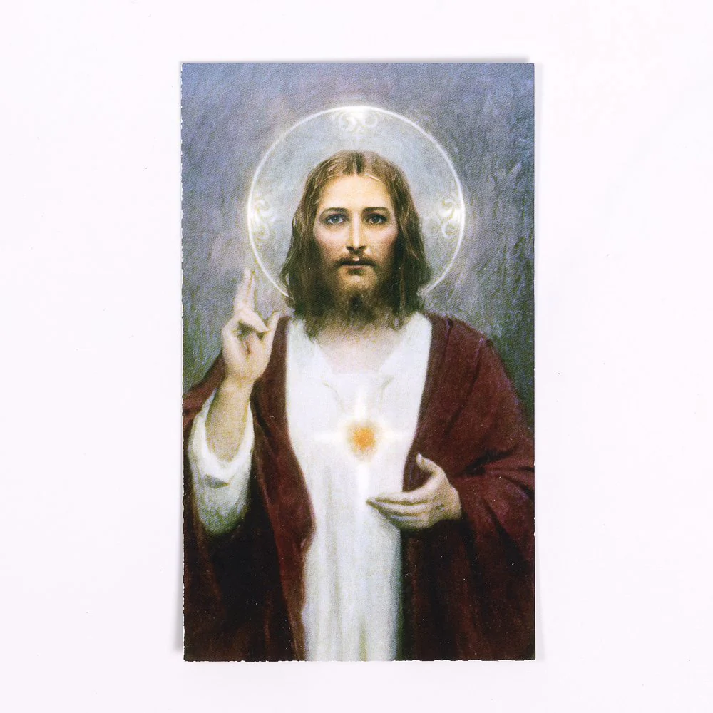 Sacred Heart of Jesus Prayer Card