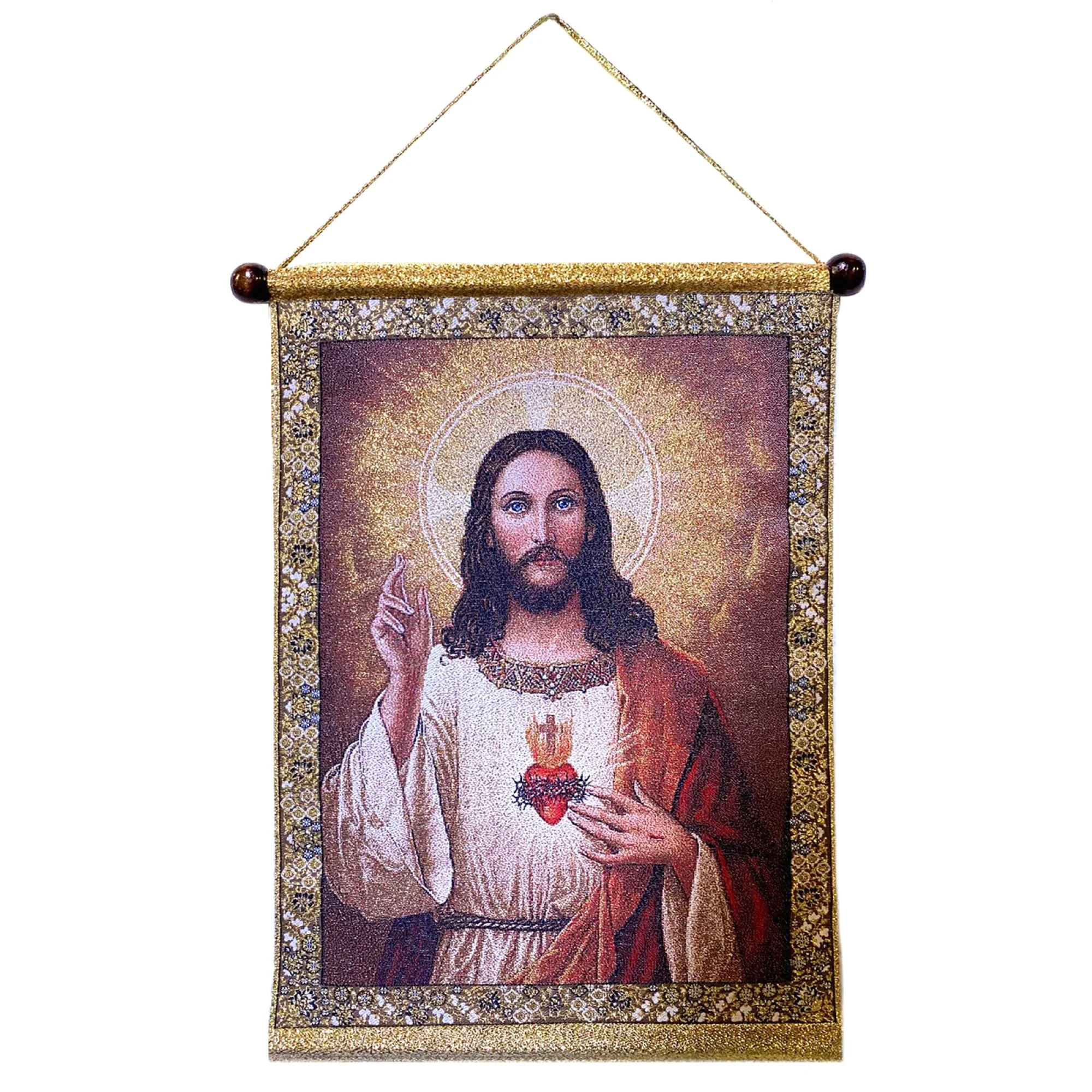 Sacred Heart of Jesus Tapestry - 11"