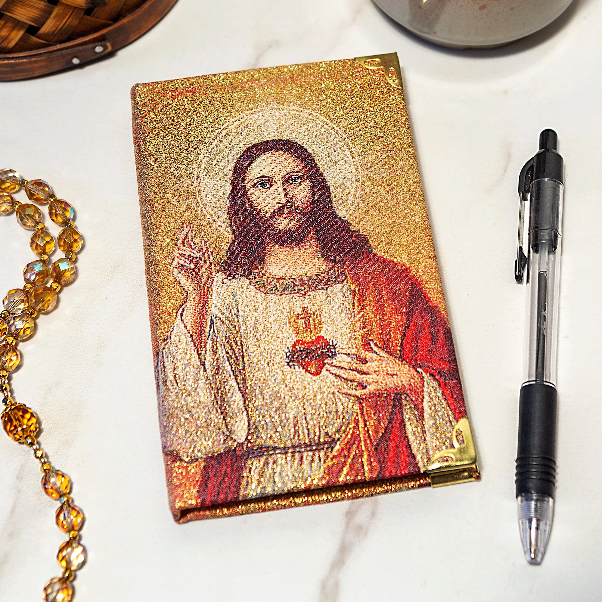 Sacred Heart Tapestry Icon Prayer Journal