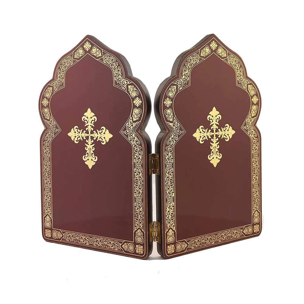 Sacred & Immaculate Hearts Cathedral Diptych - 7.5" - Image 2