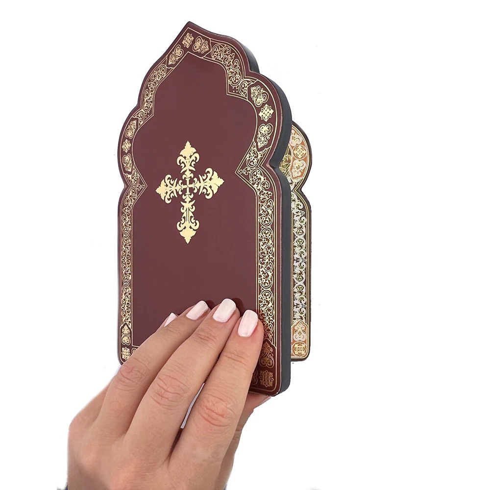 Sacred & Immaculate Hearts Cathedral Diptych - 7.5" - Image 3