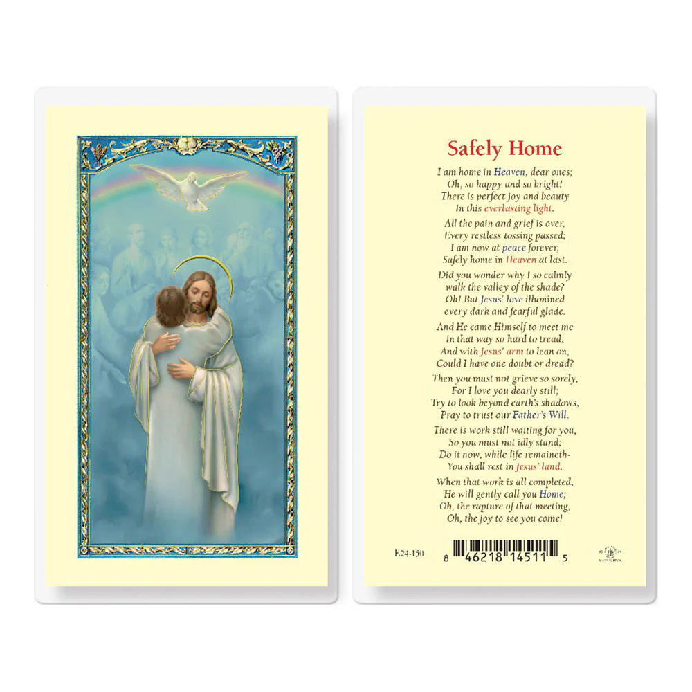 Safely Home Prayer Card