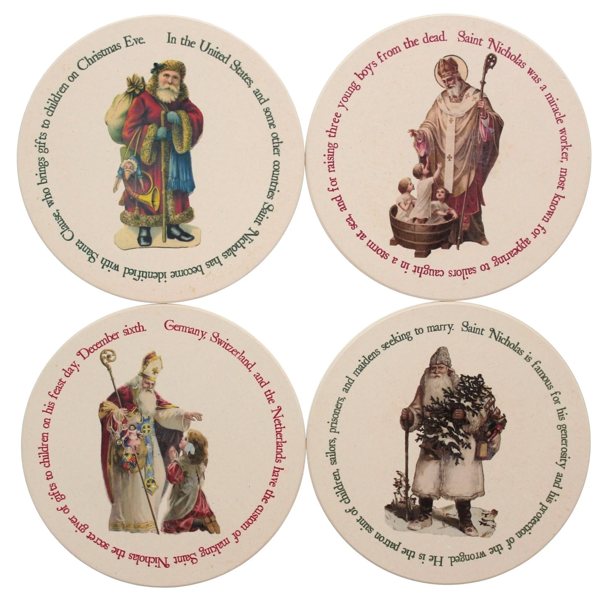 Saint Nicholas Sandstone Coasters