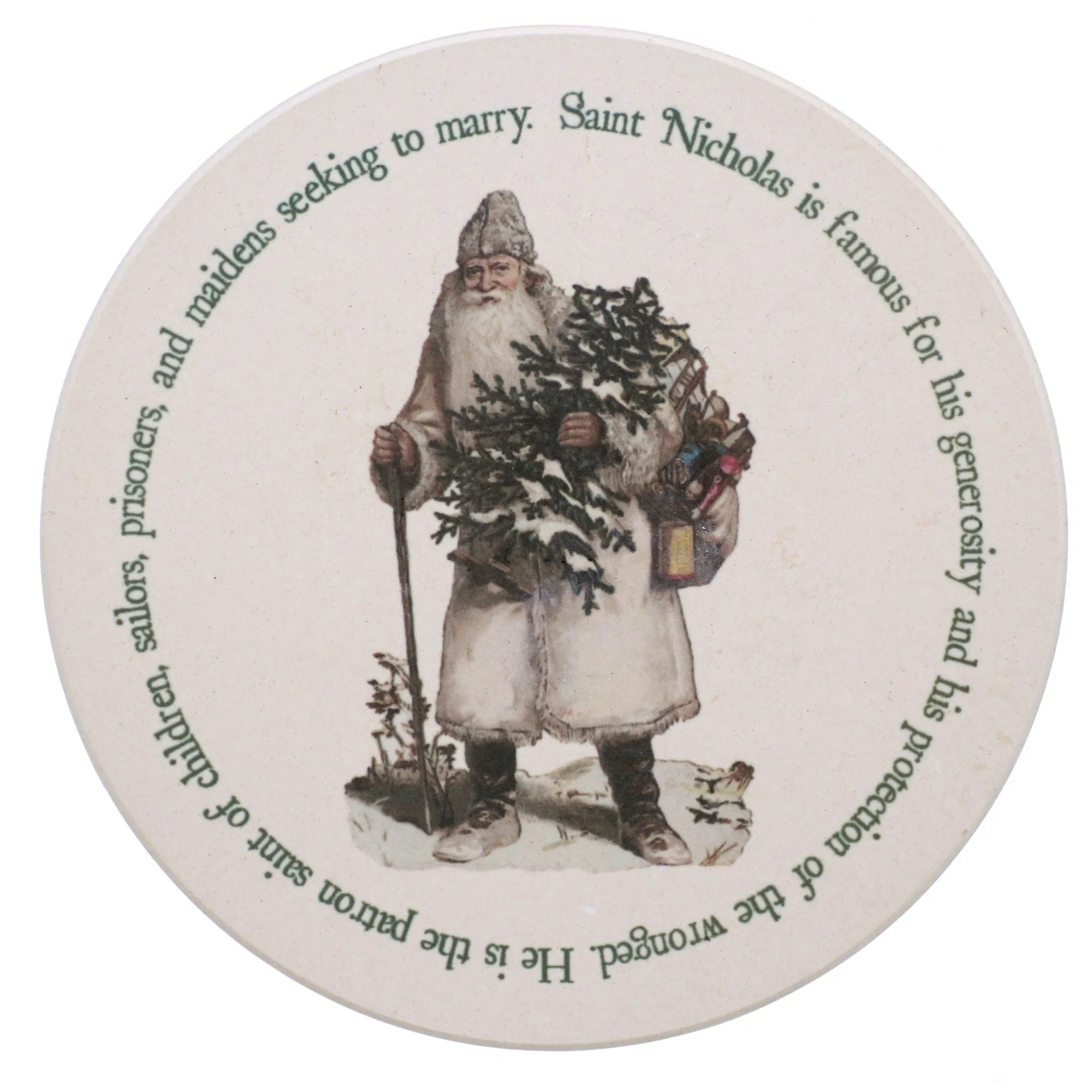 Saint Nicholas Sandstone Coasters - Image 2