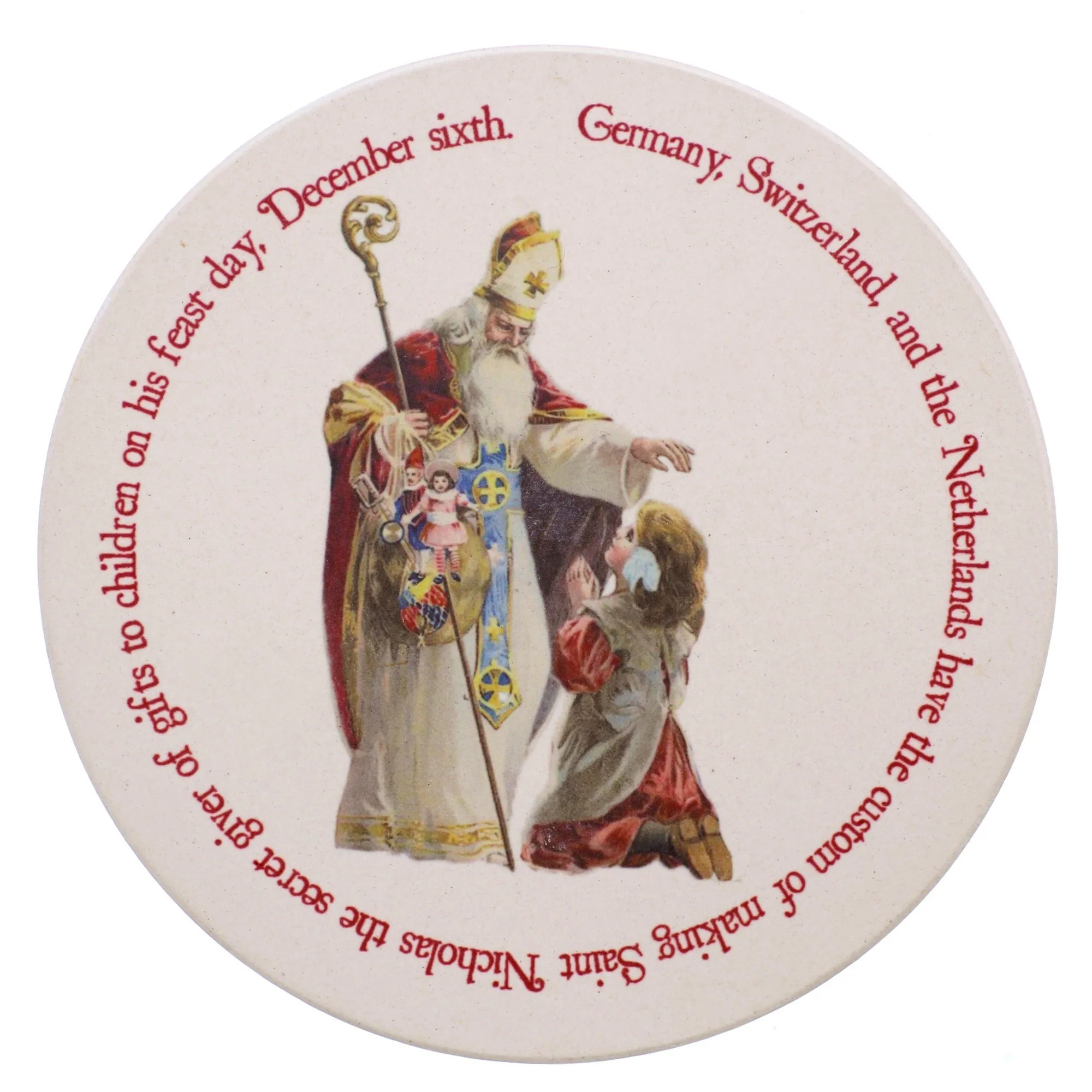 Saint Nicholas Sandstone Coasters - Image 4