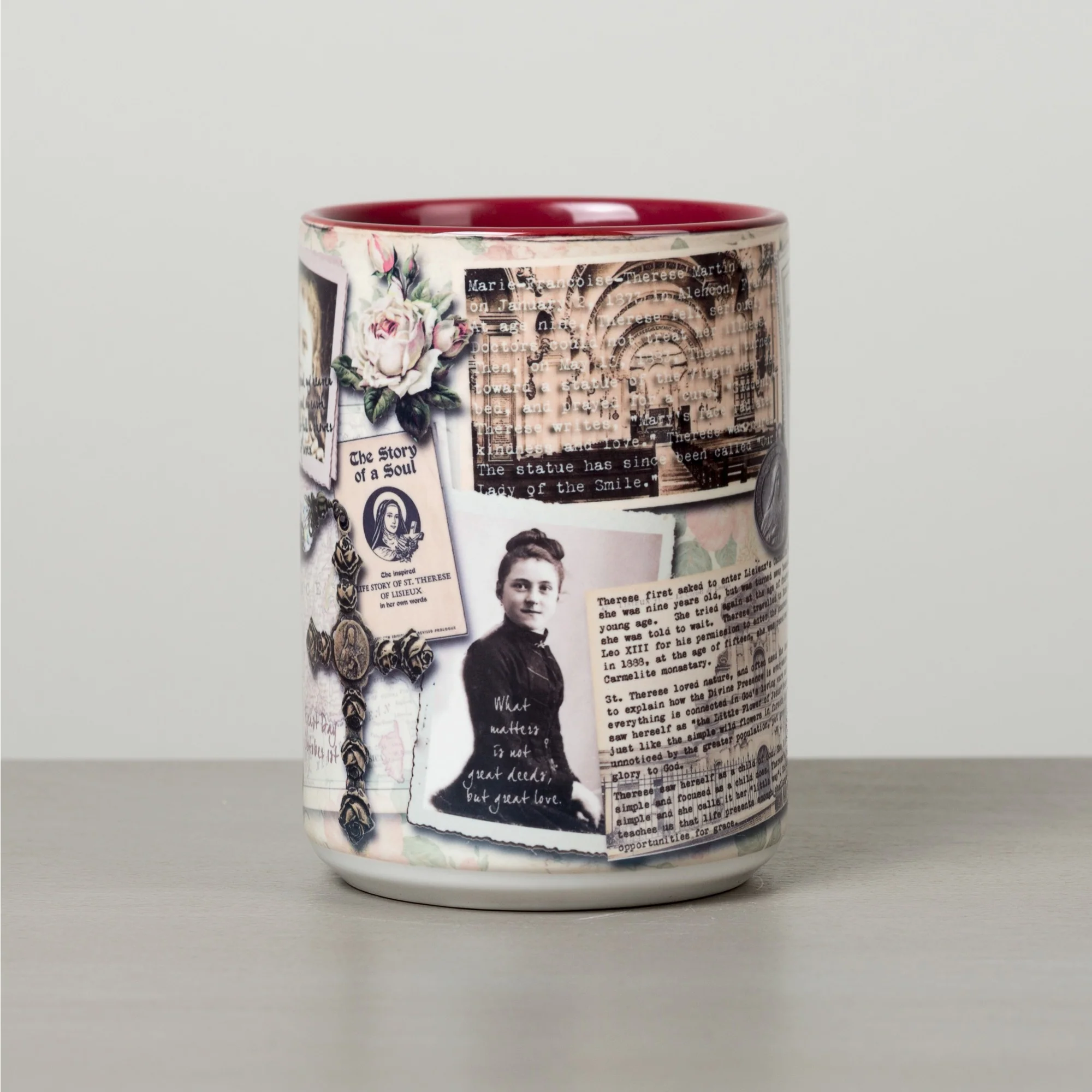 Saint Therese Little Flower Story Mug - Image 2