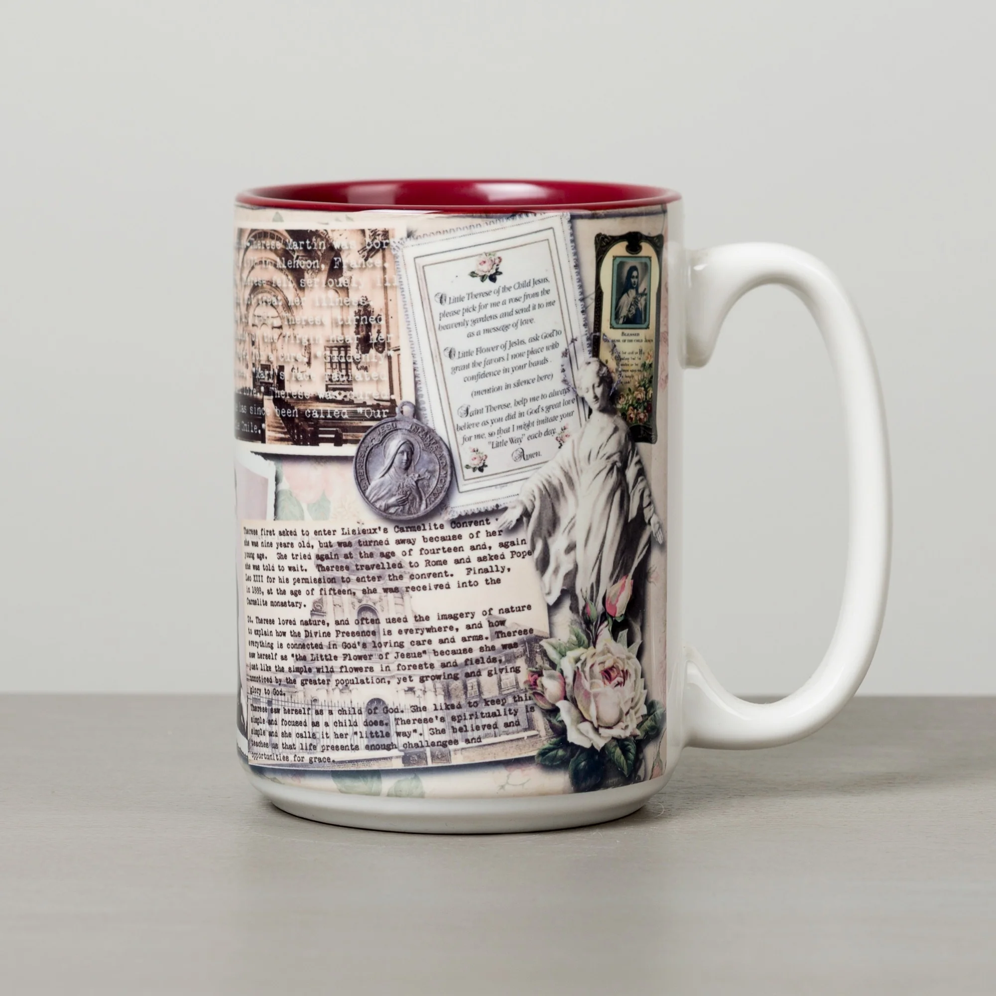 Saint Therese Little Flower Story Mug - Image 3