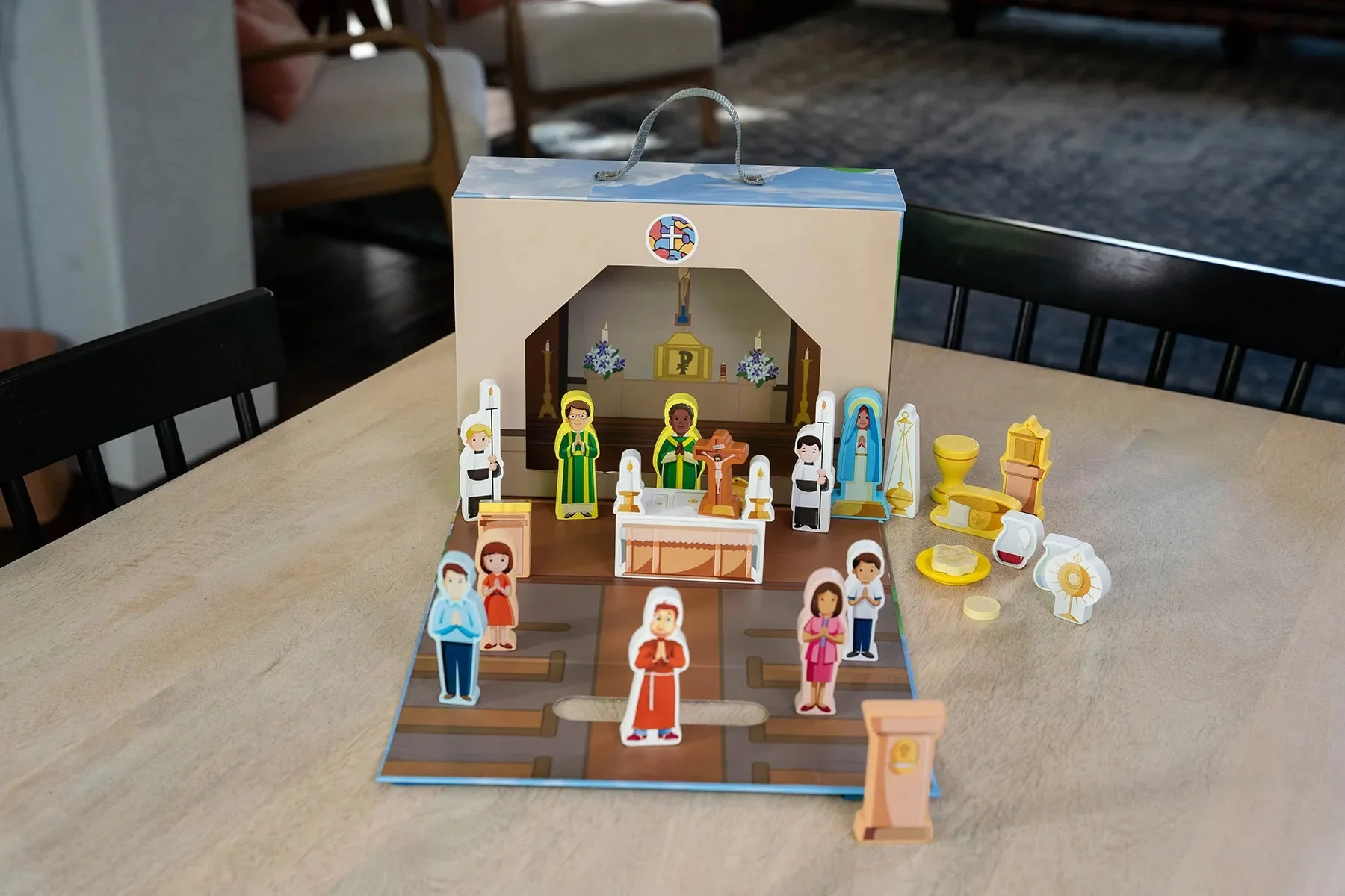 Saintly Heart Brother Francis Church Playset