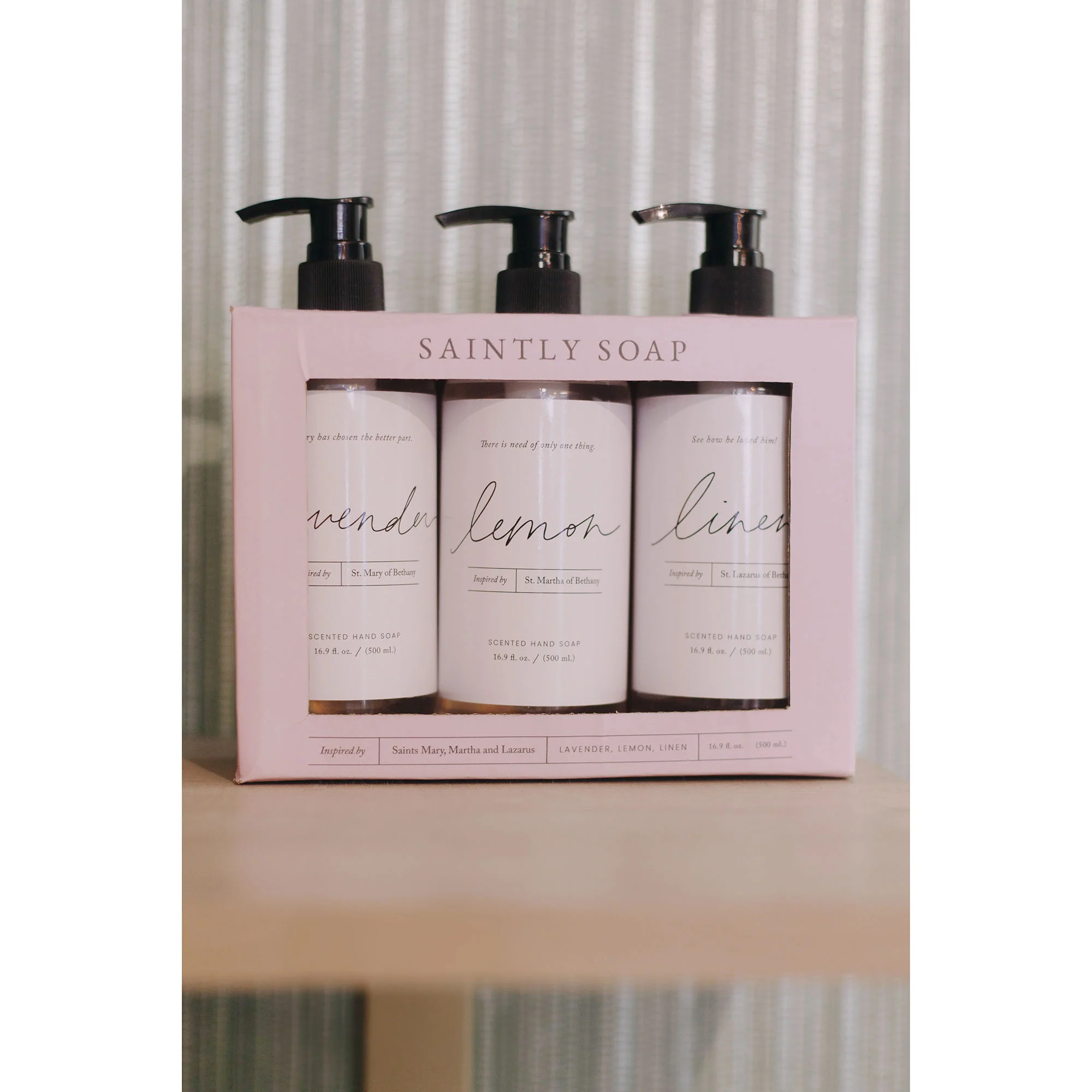 Saintly Soaps 3-Pack Liquid Hand Soap Set