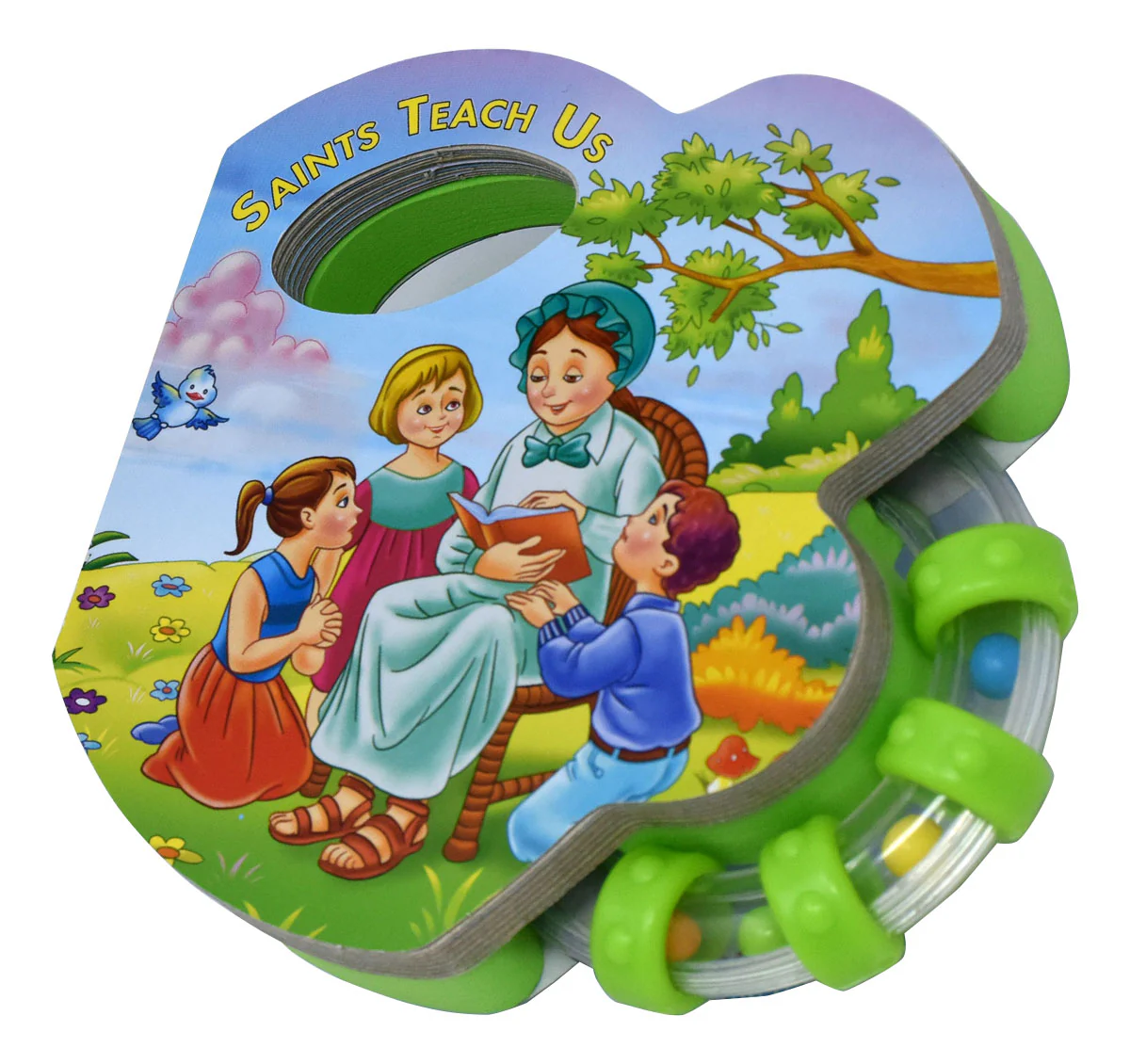 Saints Teach Us Rattle Book