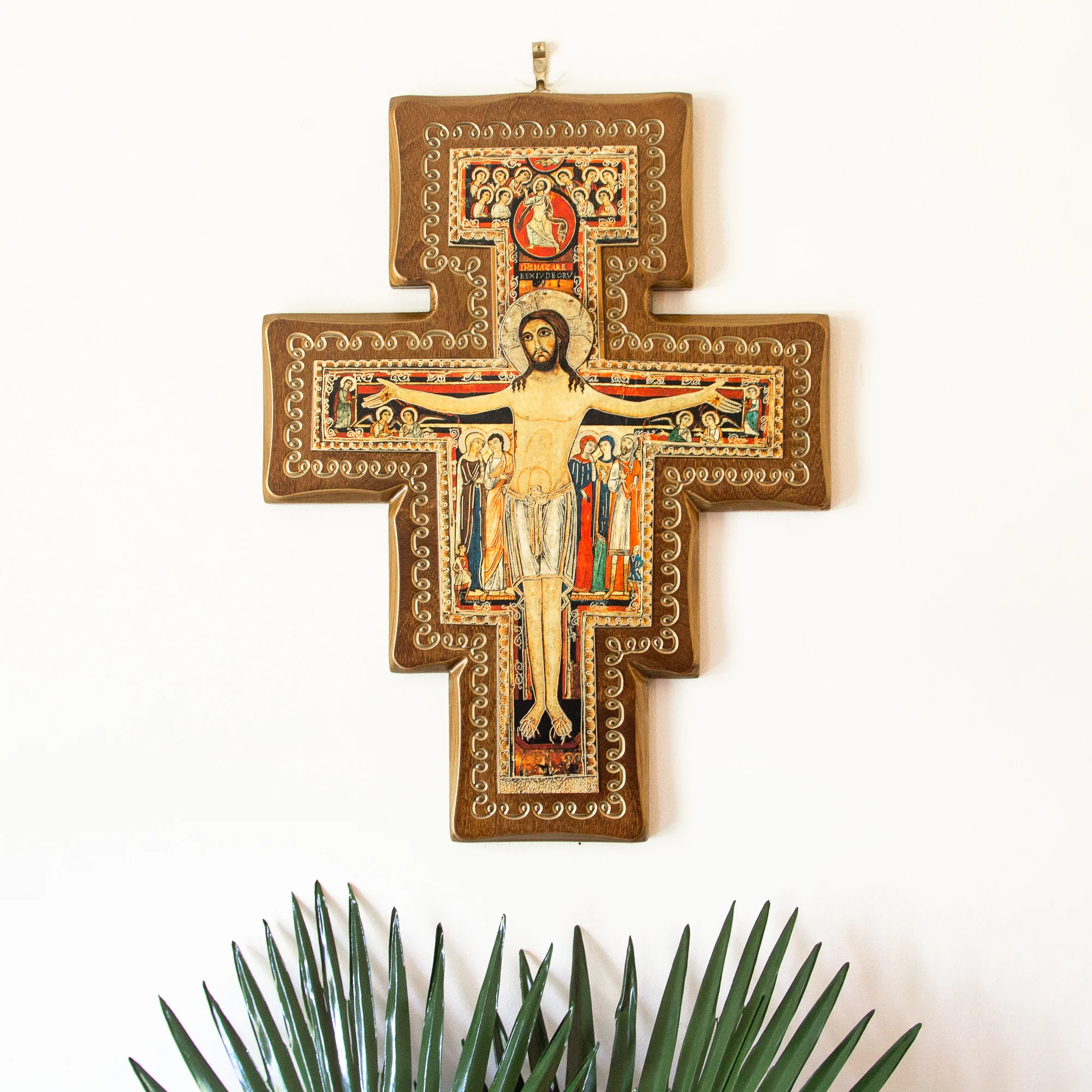 San Damiano Wall Crucifix - 18"