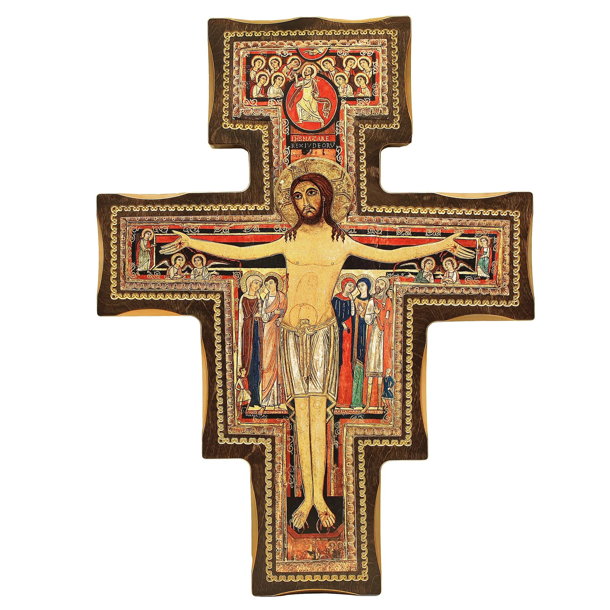 San Damiano Wall Crucifix - 18" - Image 2