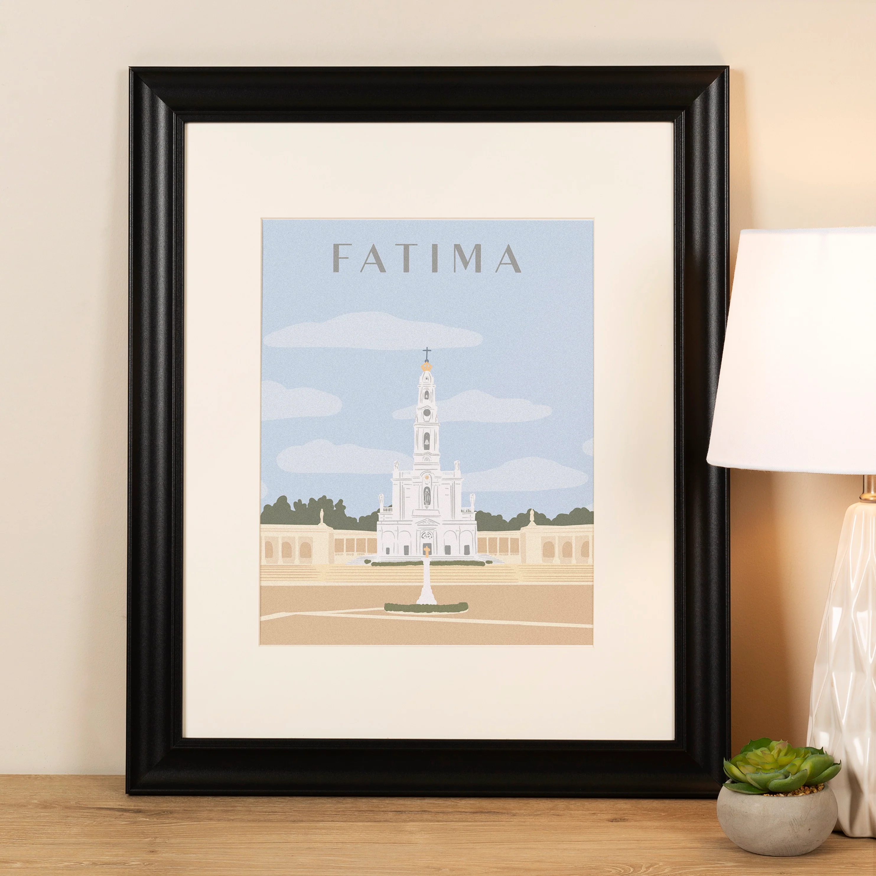 Sanctuary of Fatima Framed Travel Print - Image 3