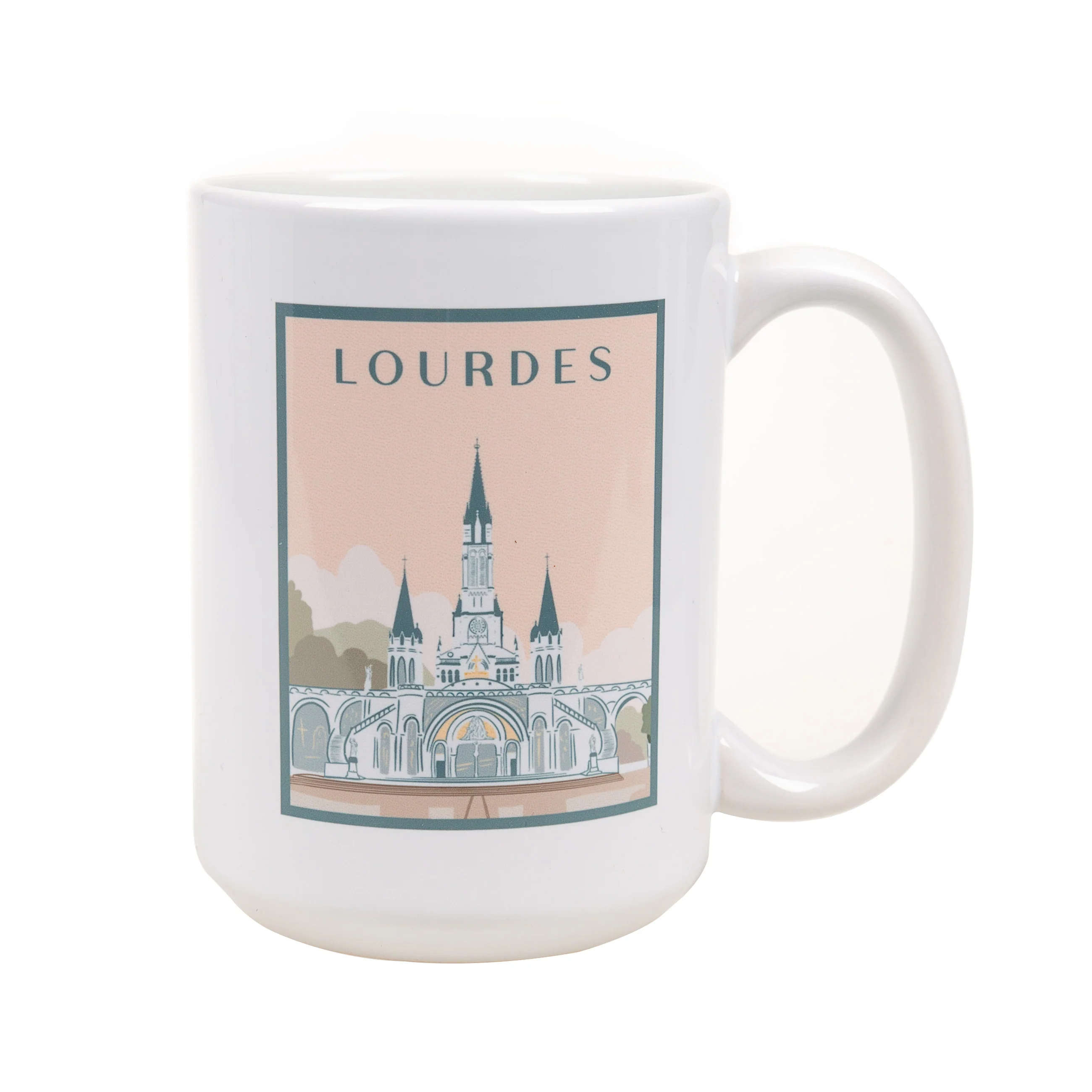 Sanctuary of Our Lady of Lourdes Mug - Image 2