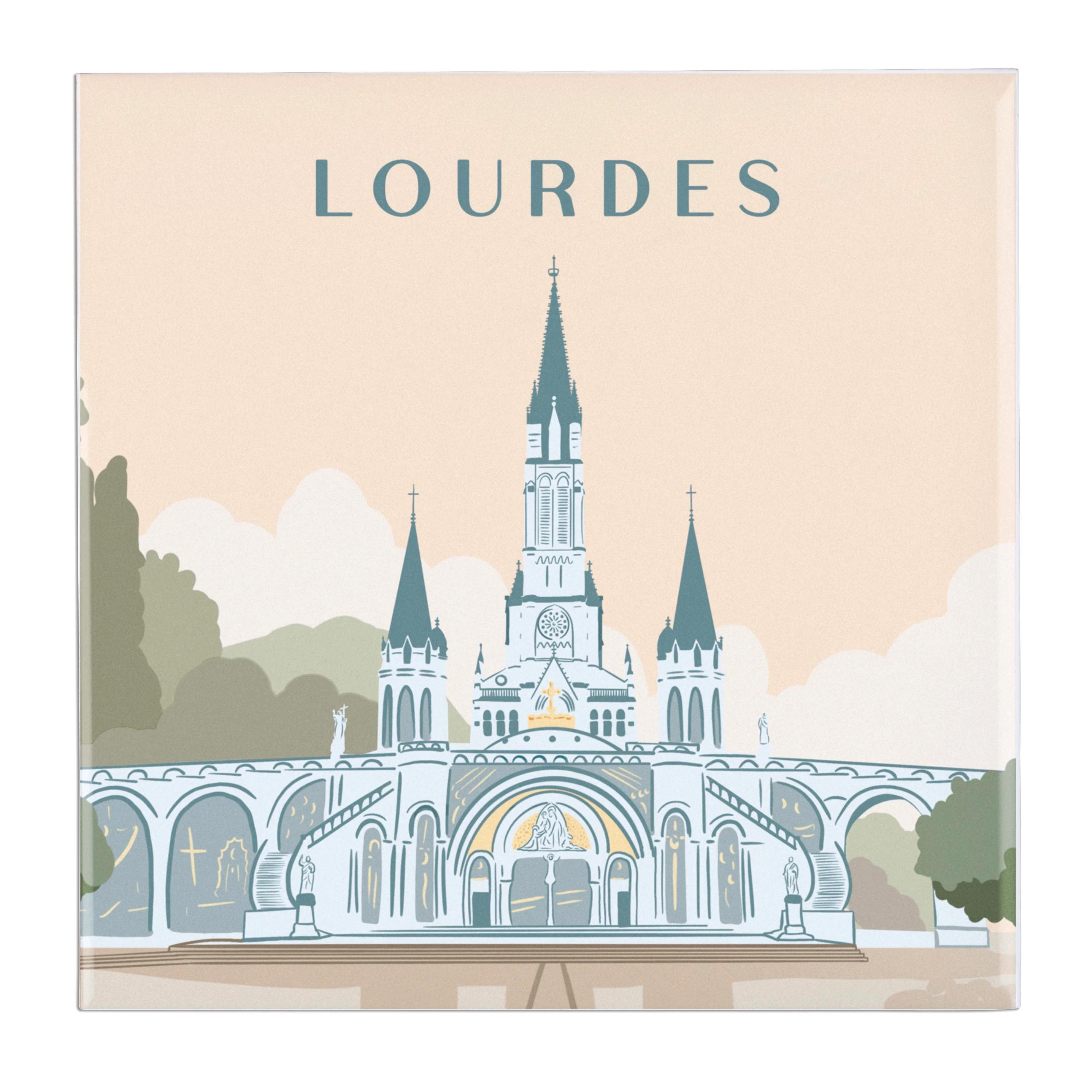 Sanctuary of Our Lady of Lourdes Tile - Image 2