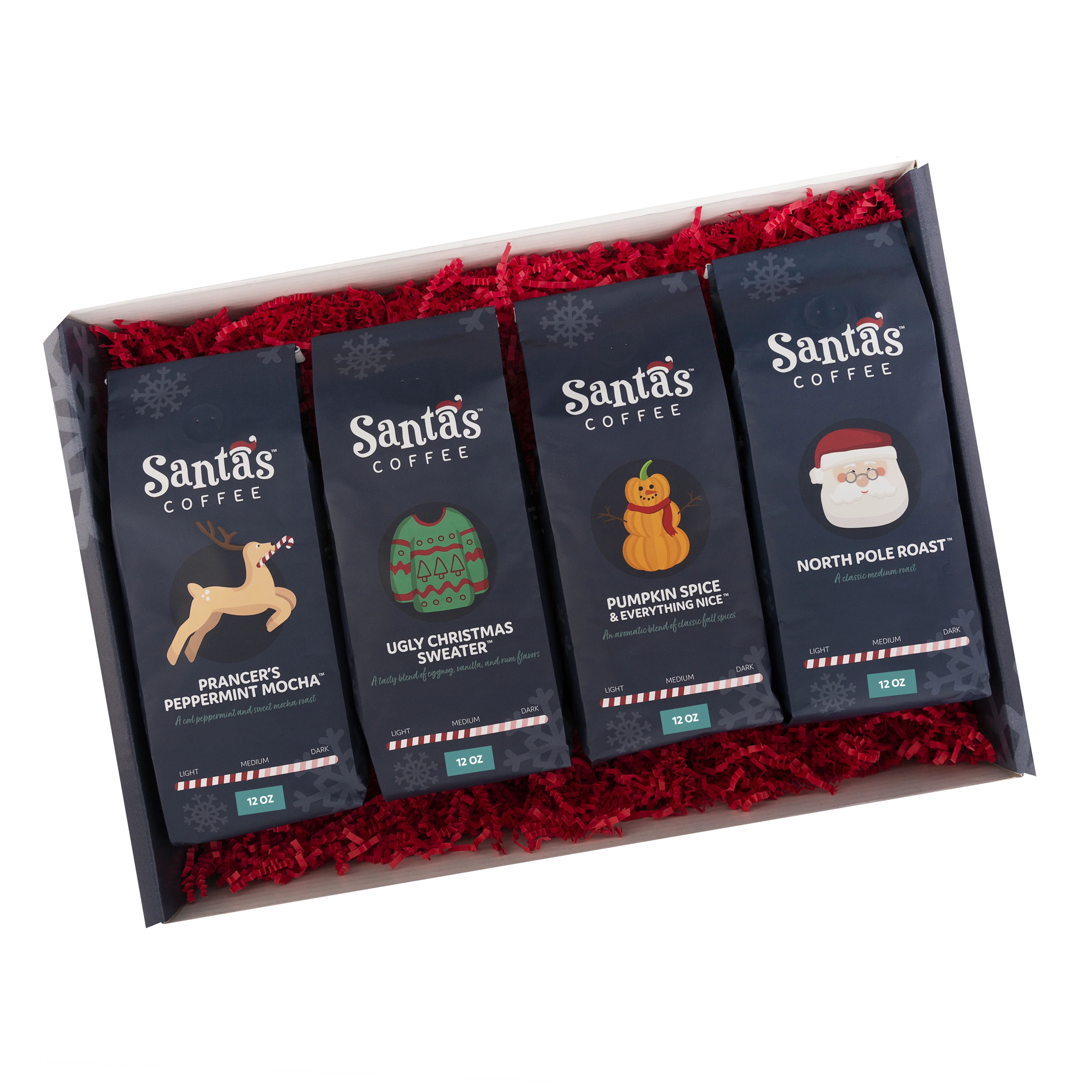 Santa's Coffee Seasonal Blends Variety Box