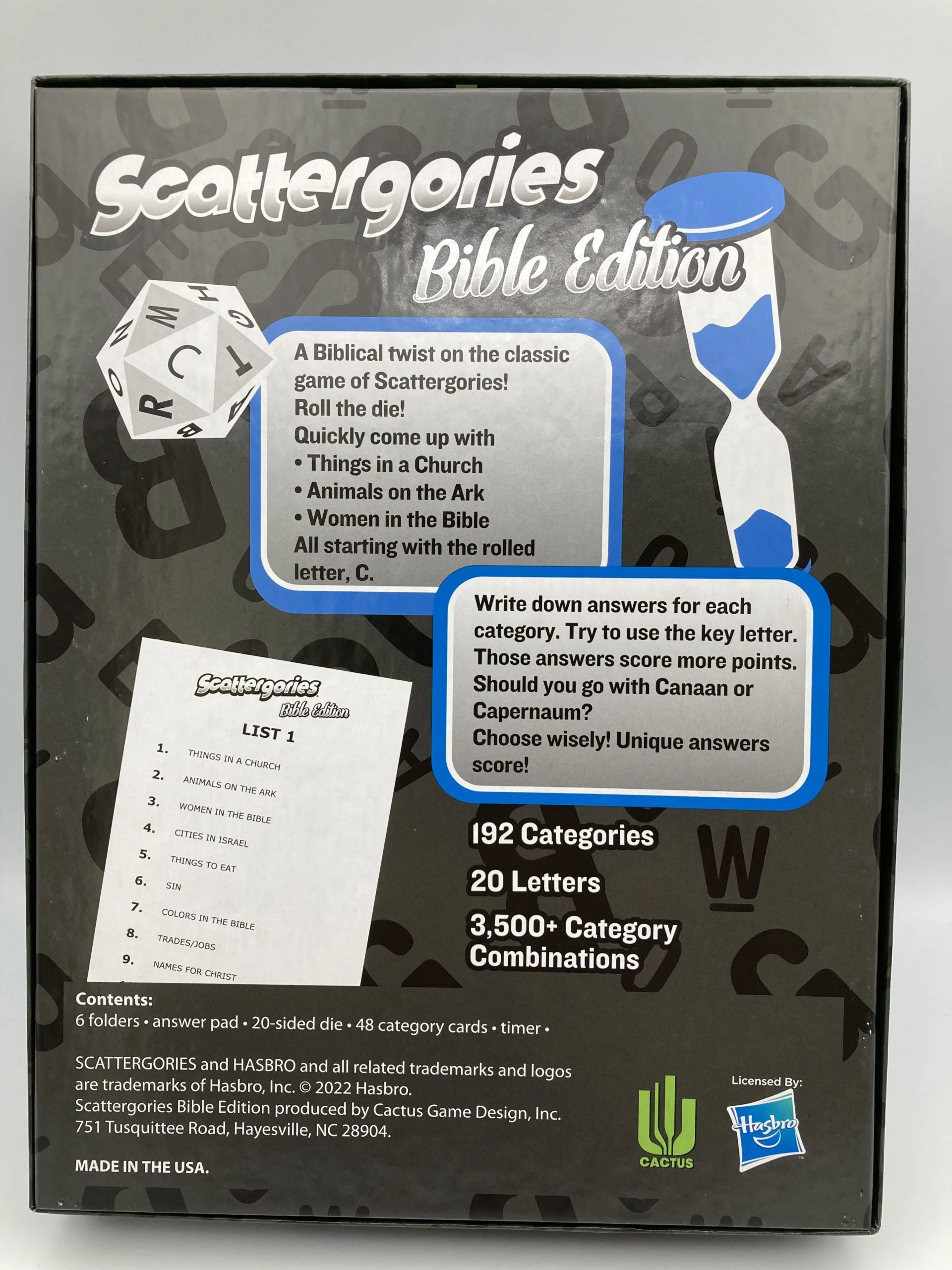 Scattergories Bible Edition - Image 2