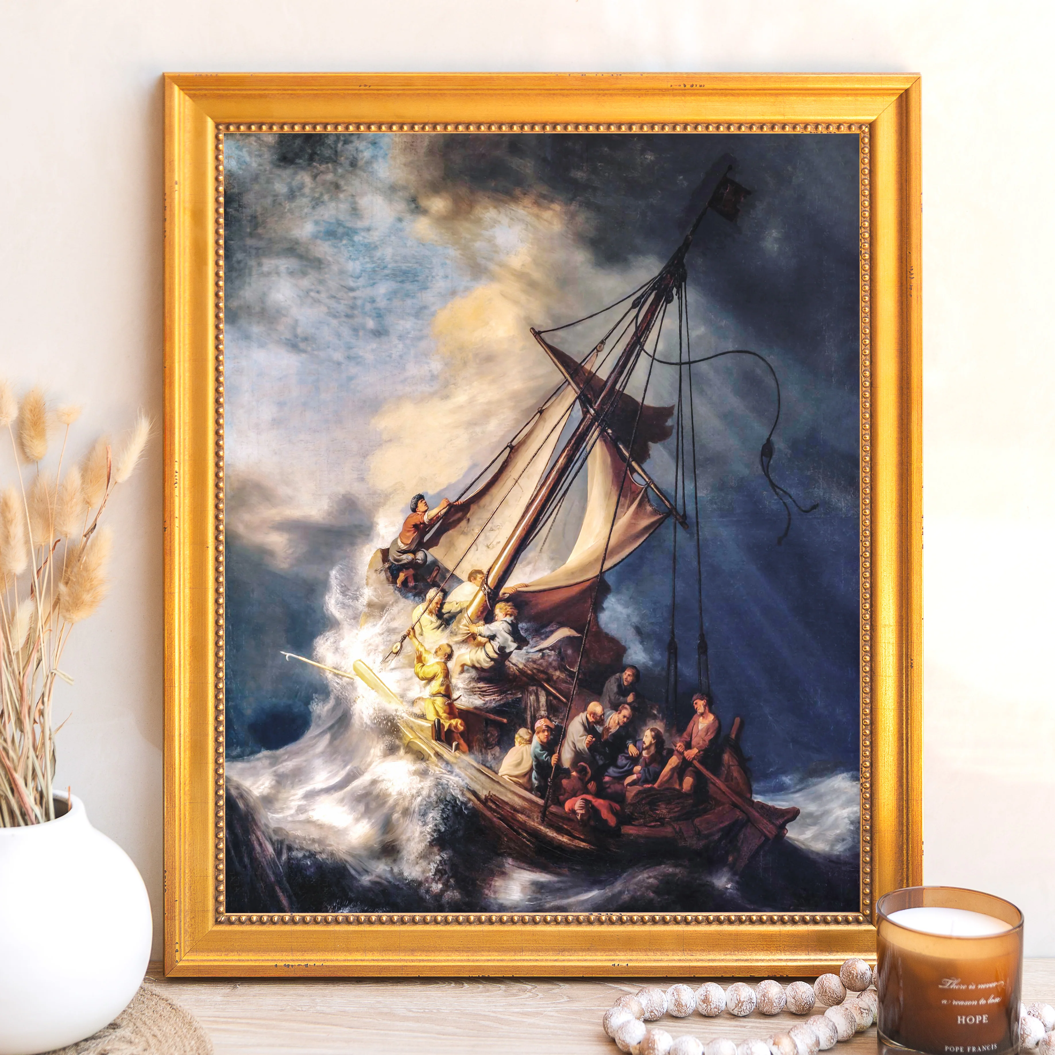 Sea of Galilee Framed Canvas - Sacred Signature Collection - Image 3