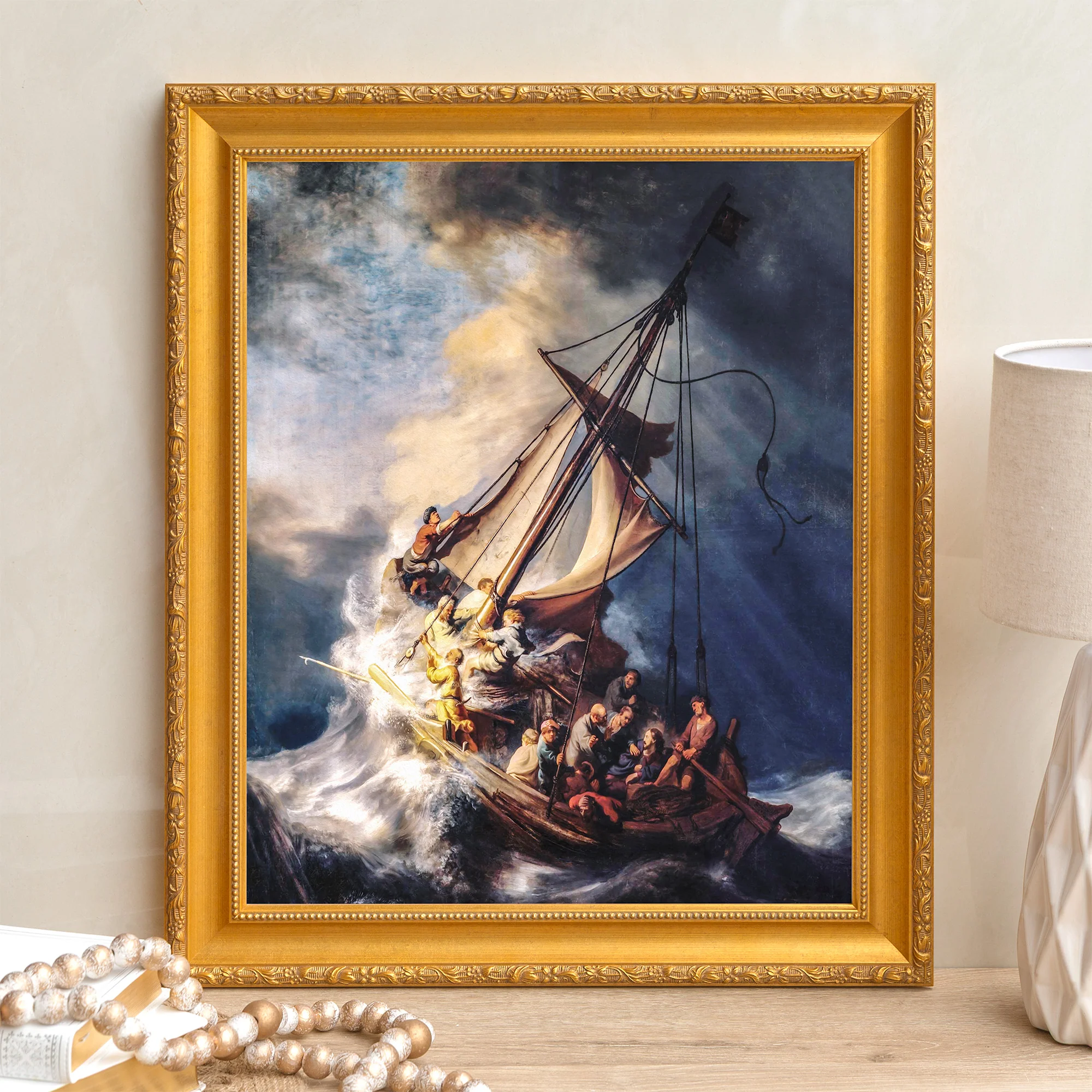 Sea of Galilee Framed Canvas - Sacred Signature Collection - Image 8