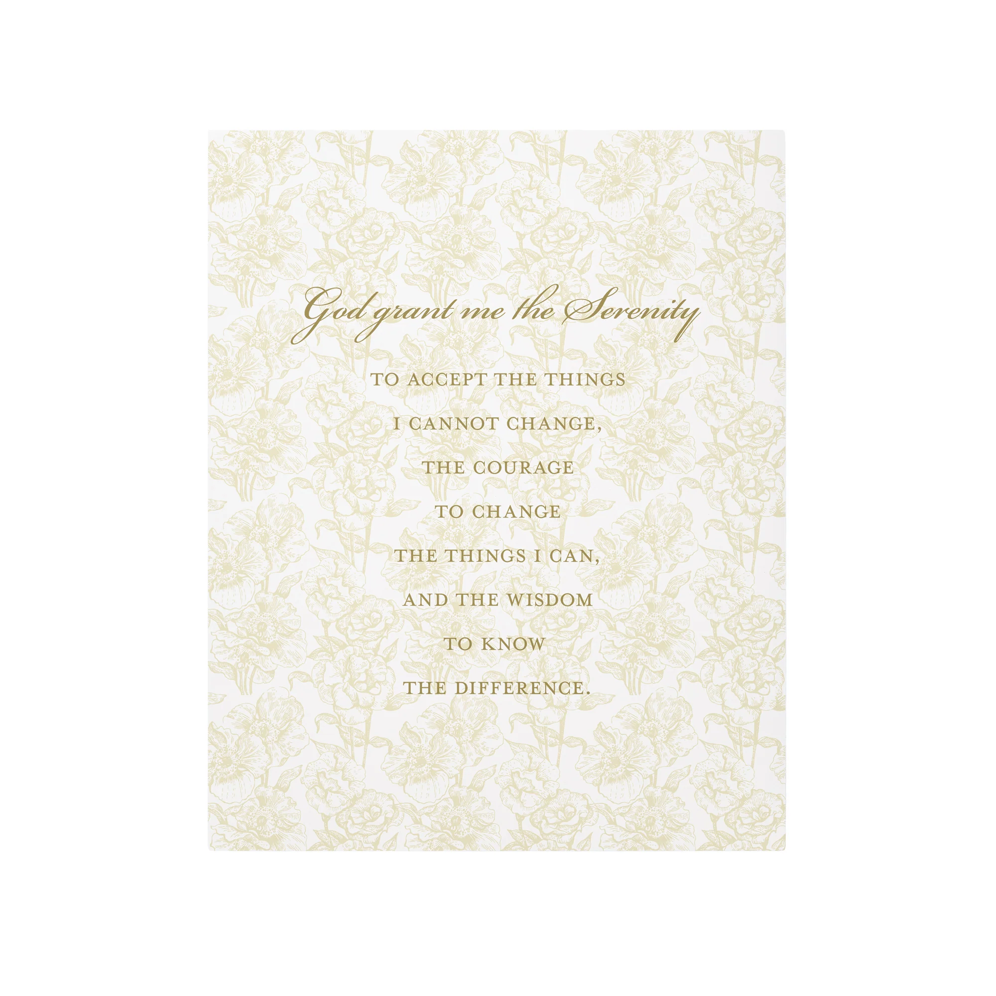 Serenity Prayer Toile Art Plaque - 10" - Image 3
