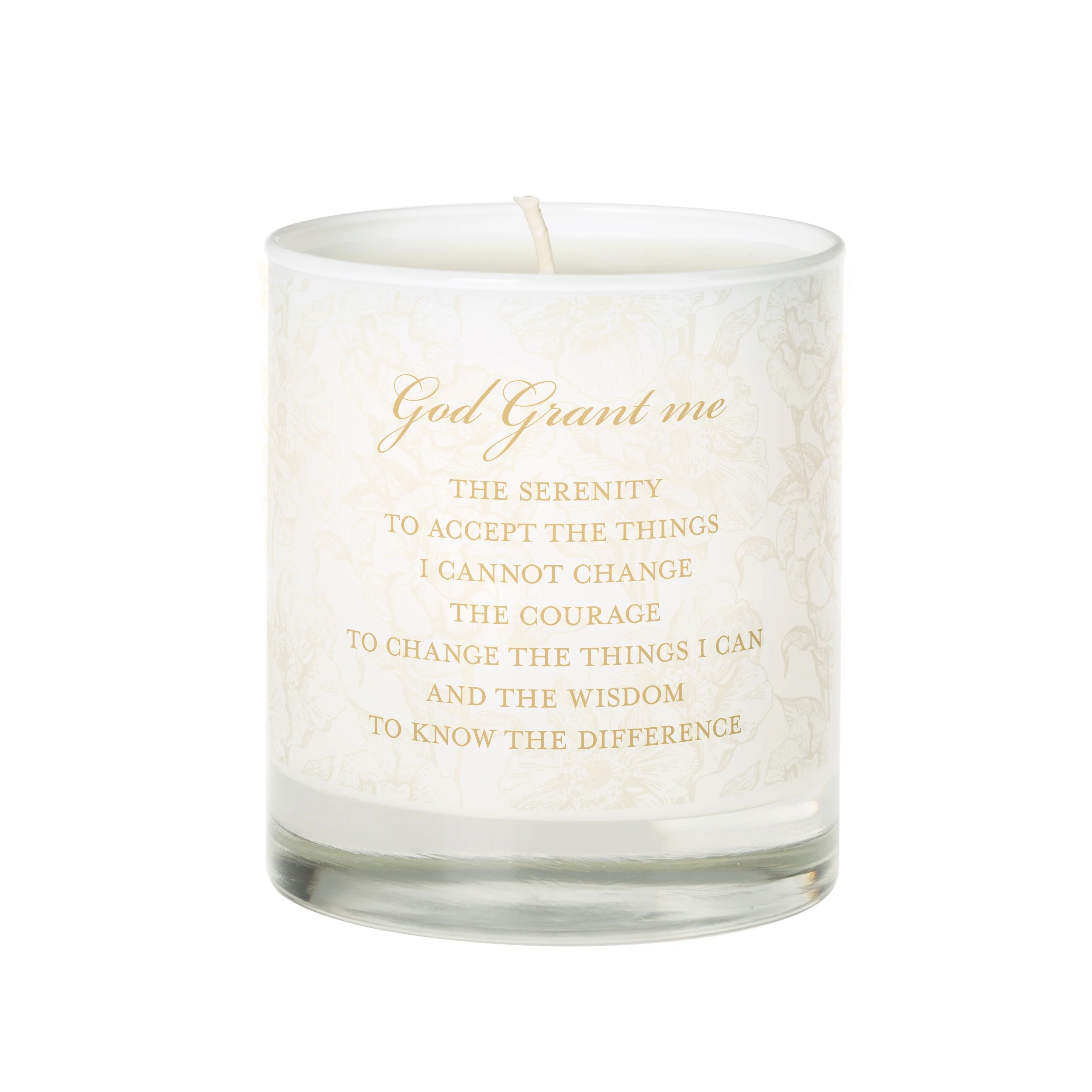Serenity Prayer Toile Candle - Image 3