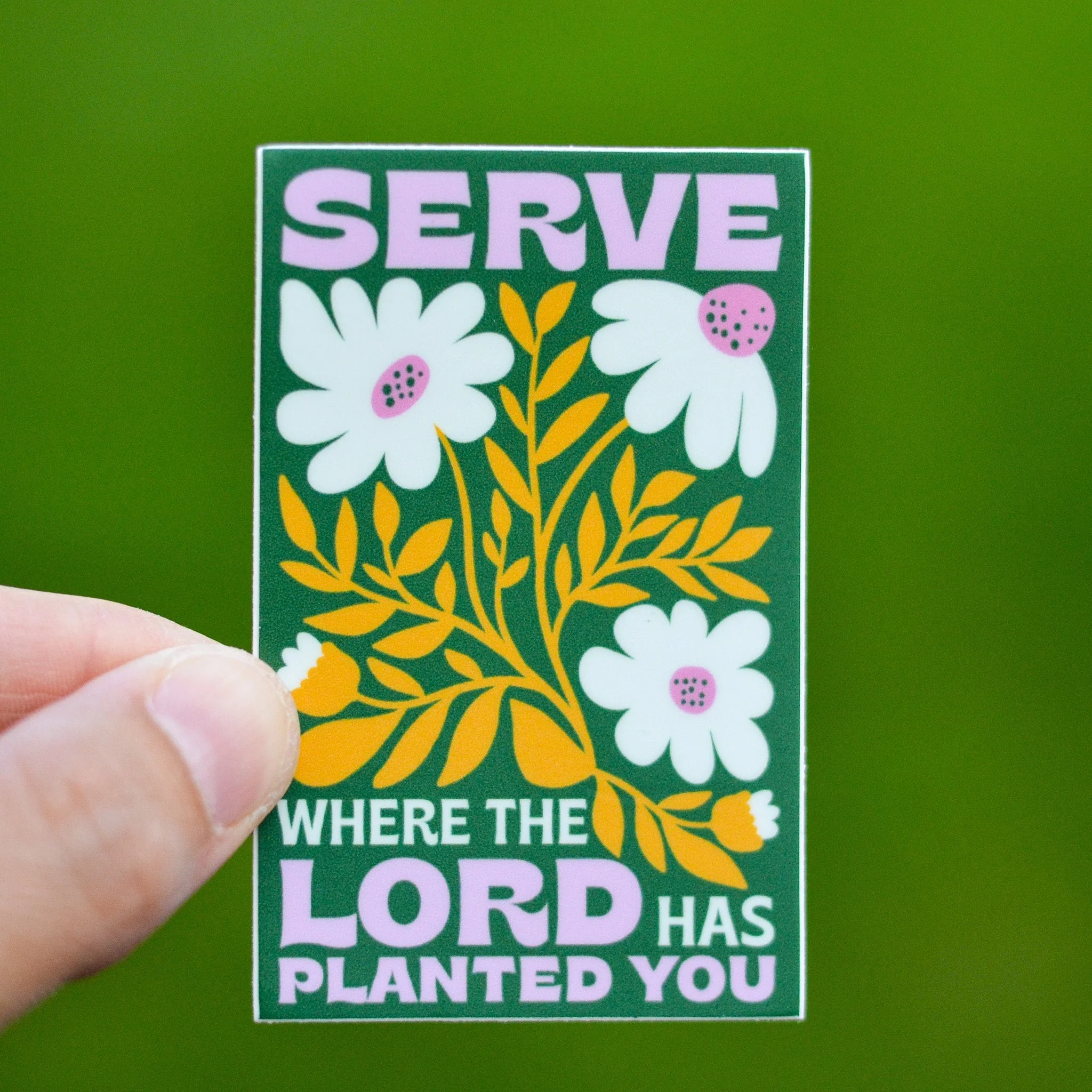 Serve Where You Are Vinyl Sticker - Image 3