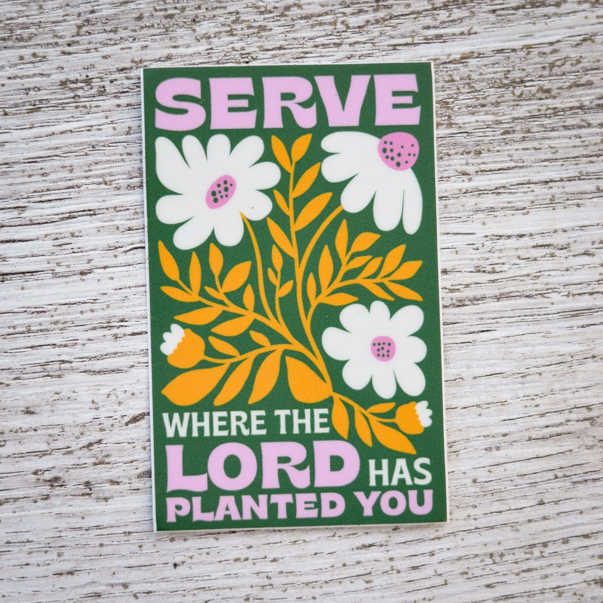 Serve Where You Are Vinyl Sticker - Image 4