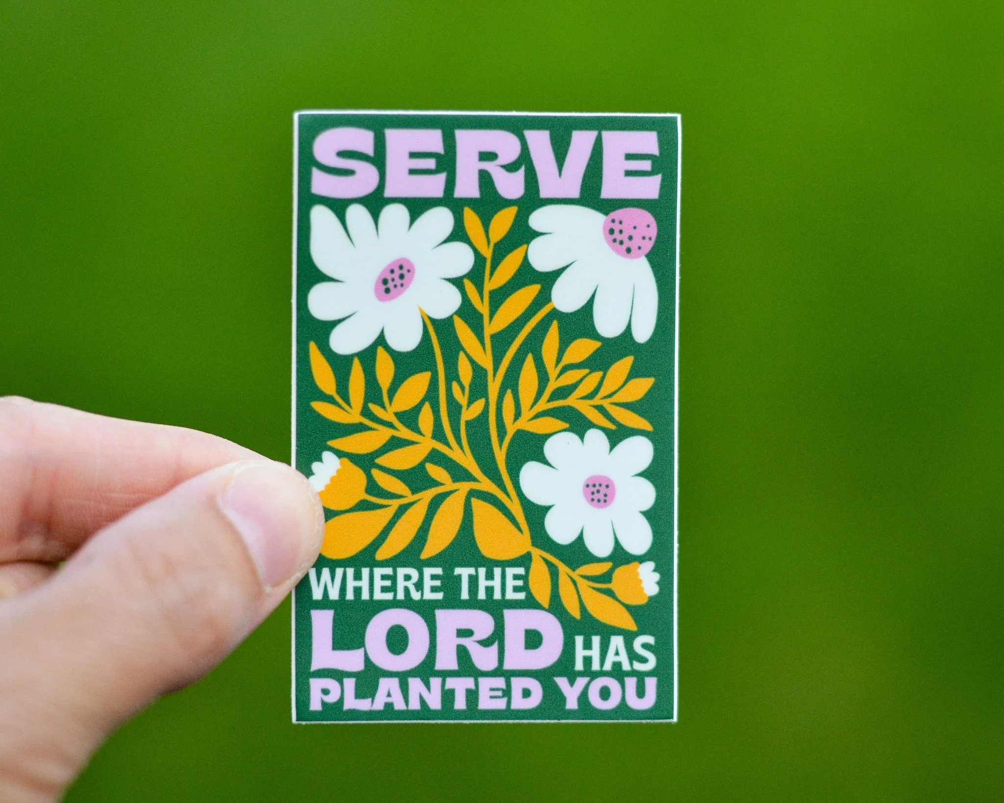 Serve Where You Are Vinyl Sticker - Image 5