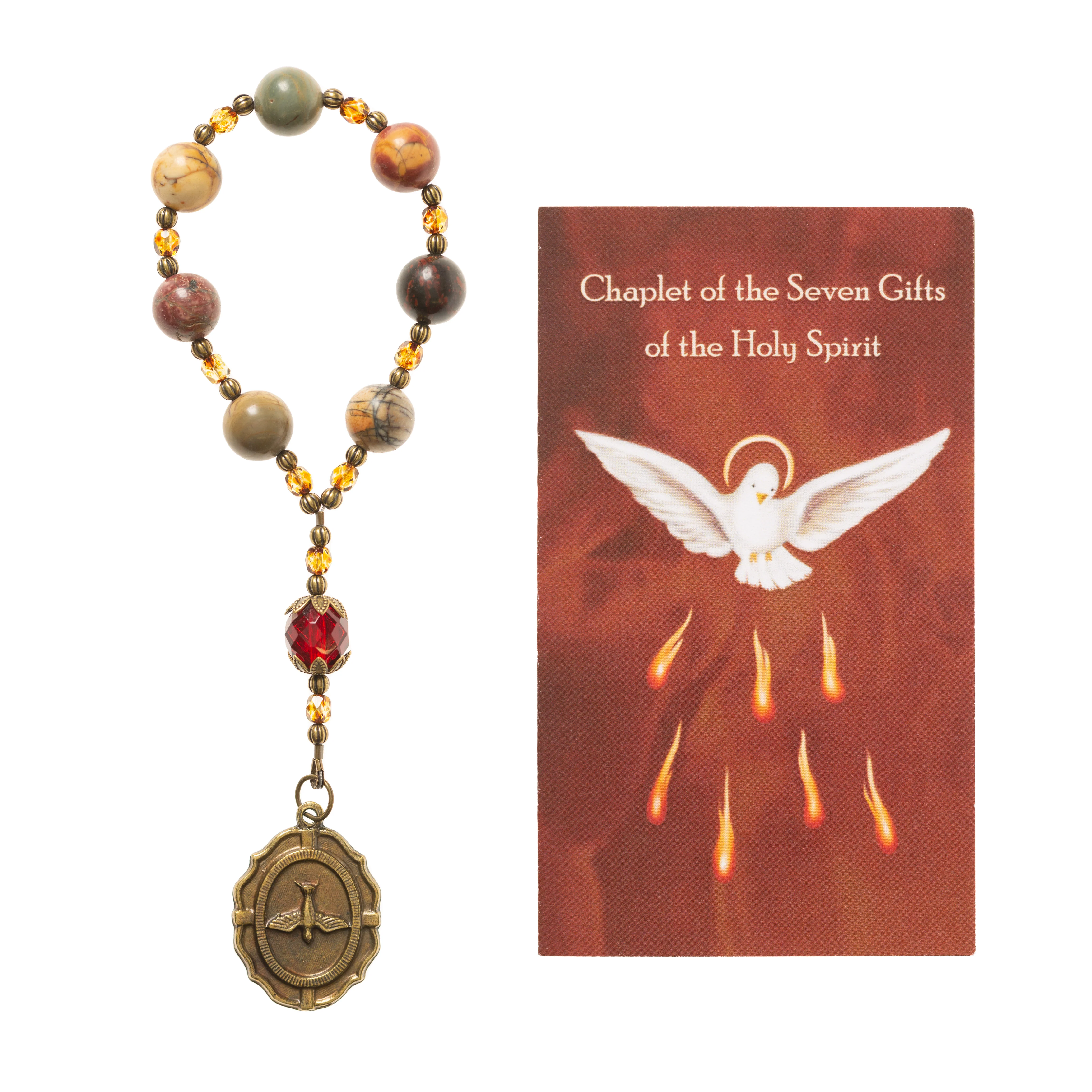 Seven Gifts of the Holy Spirit Gemstone Chaplet - Image 2