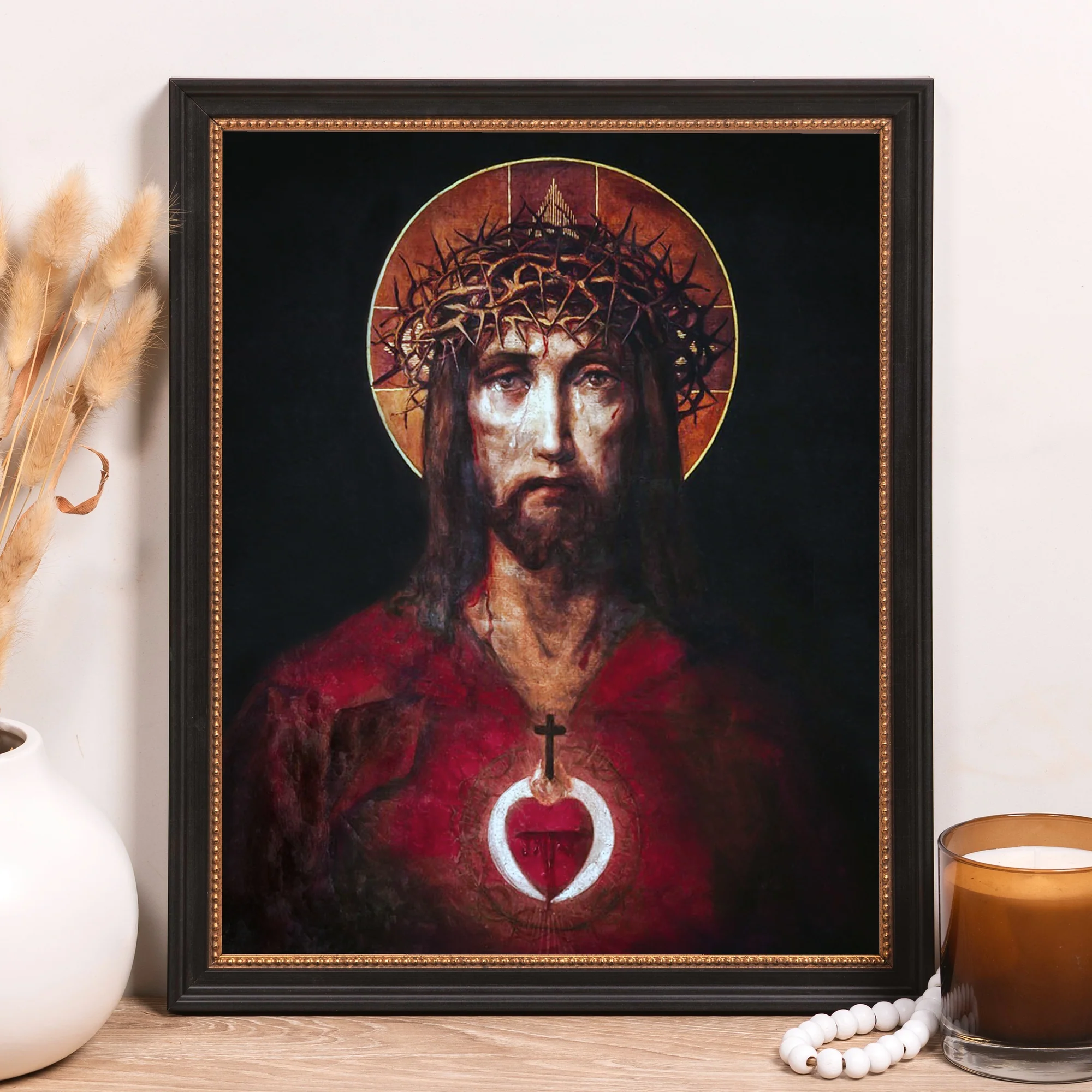 Sic Deus Dilexit Mundum Framed Canvas - Sacred Classics Collection - Image 10