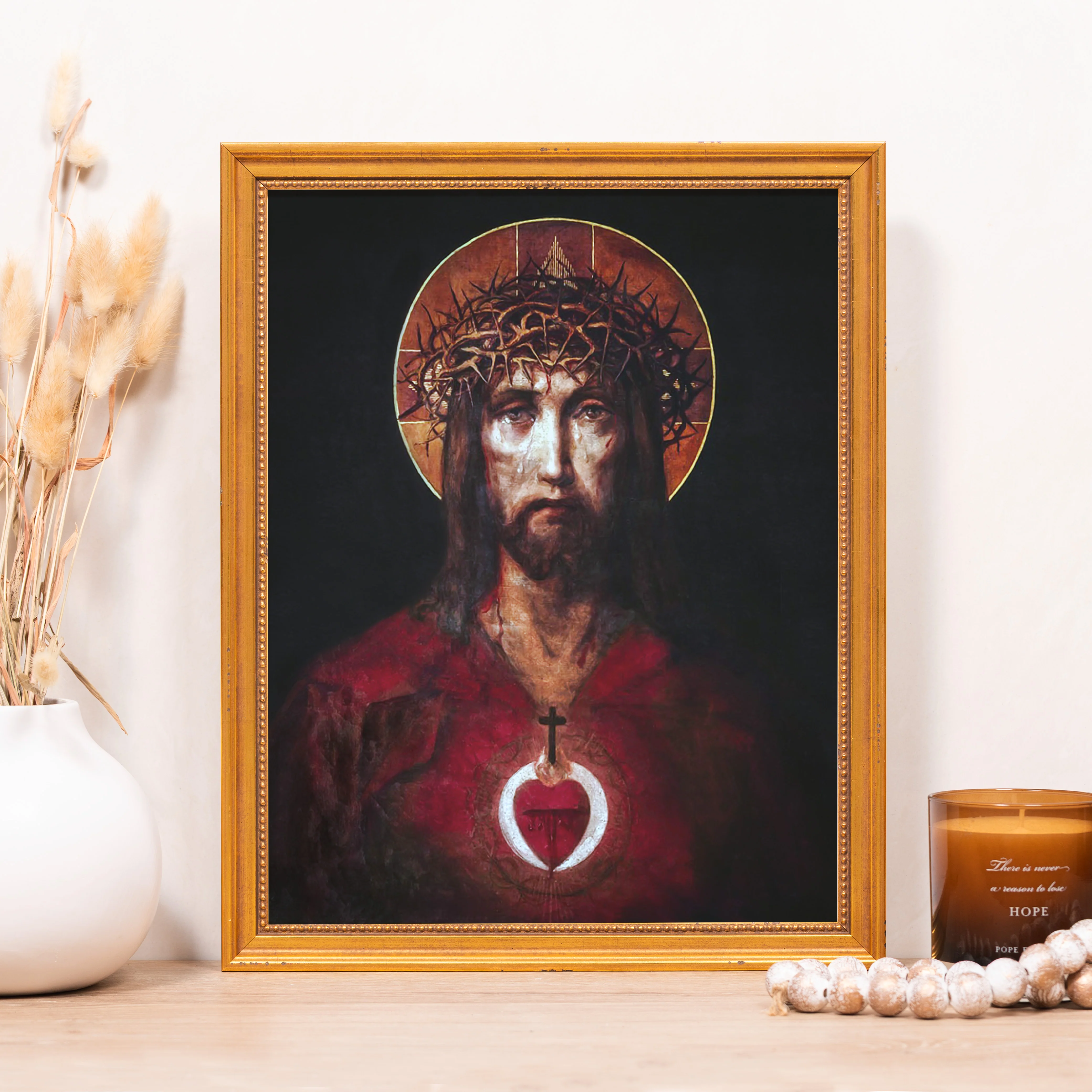 Sic Deus Dilexit Mundum Framed Canvas - Sacred Classics Collection - Image 4