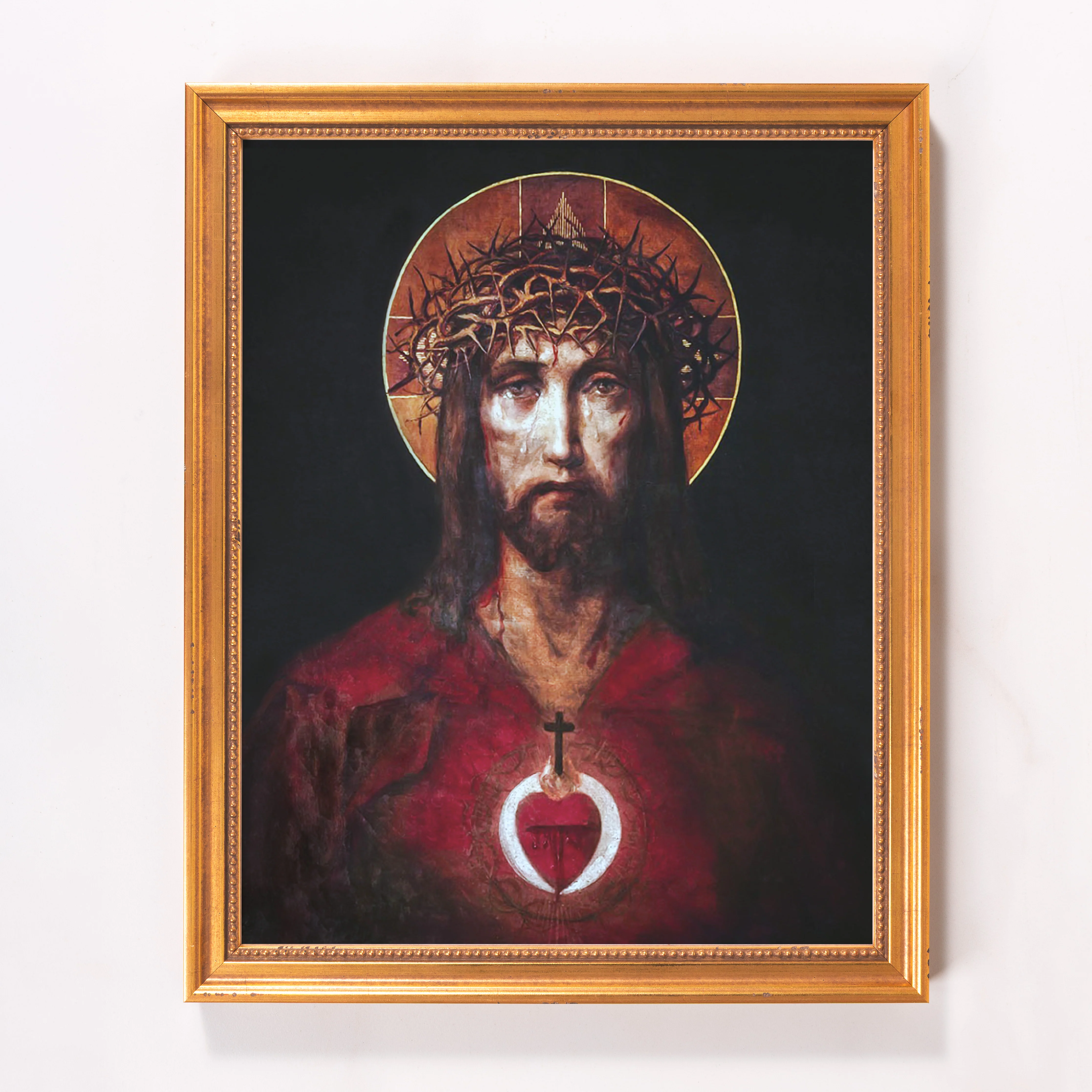 Sic Deus Dilexit Mundum Framed Canvas - Sacred Classics Collection - Image 5