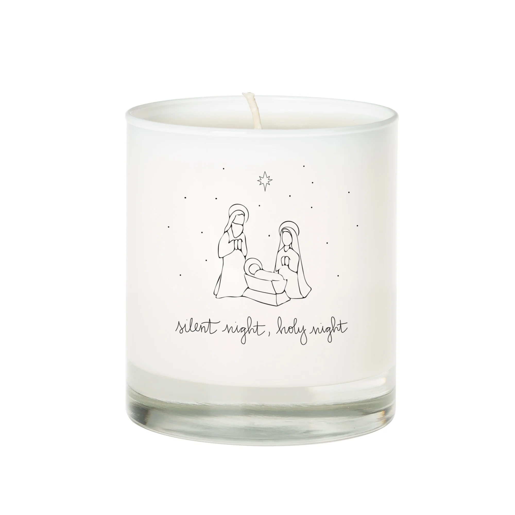 Silent Night Christmas Candle - Image 2
