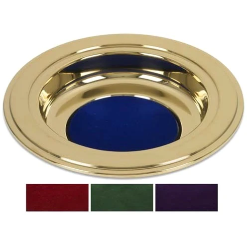 Silver and Brass Offering Plate - Image 2