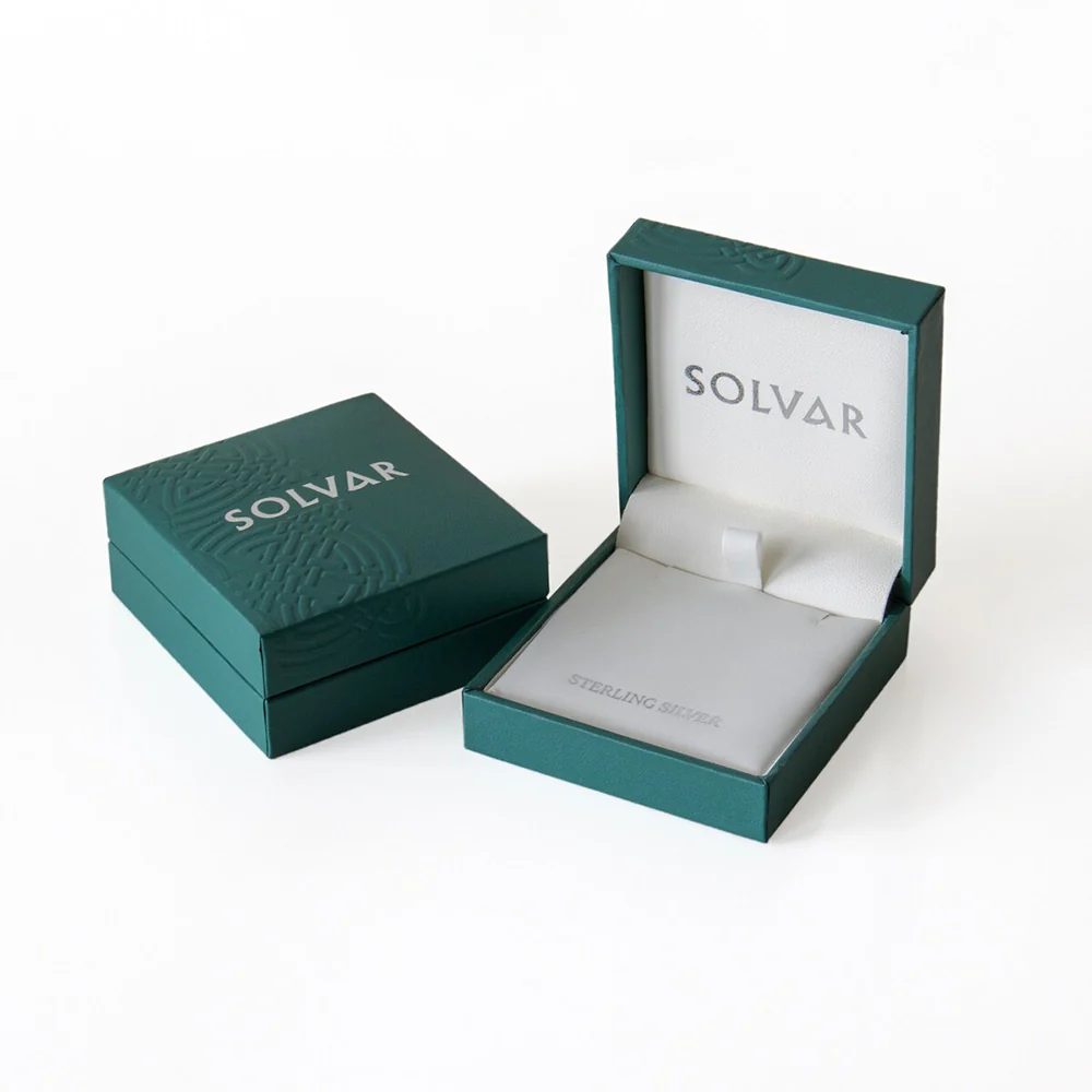 Silver Double Trinity Knot Necklace - Image 3