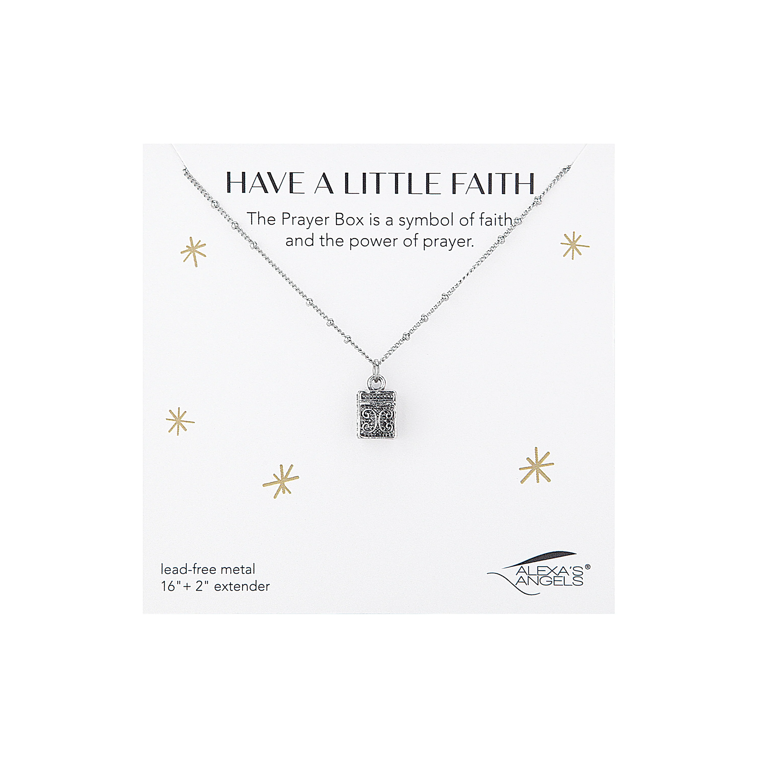 Silver Prayer Box Necklace - Image 2