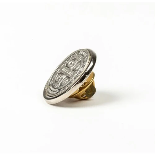 Silver Tone St. Benedict Pin - Image 2