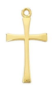Simple Gold Cross Necklace