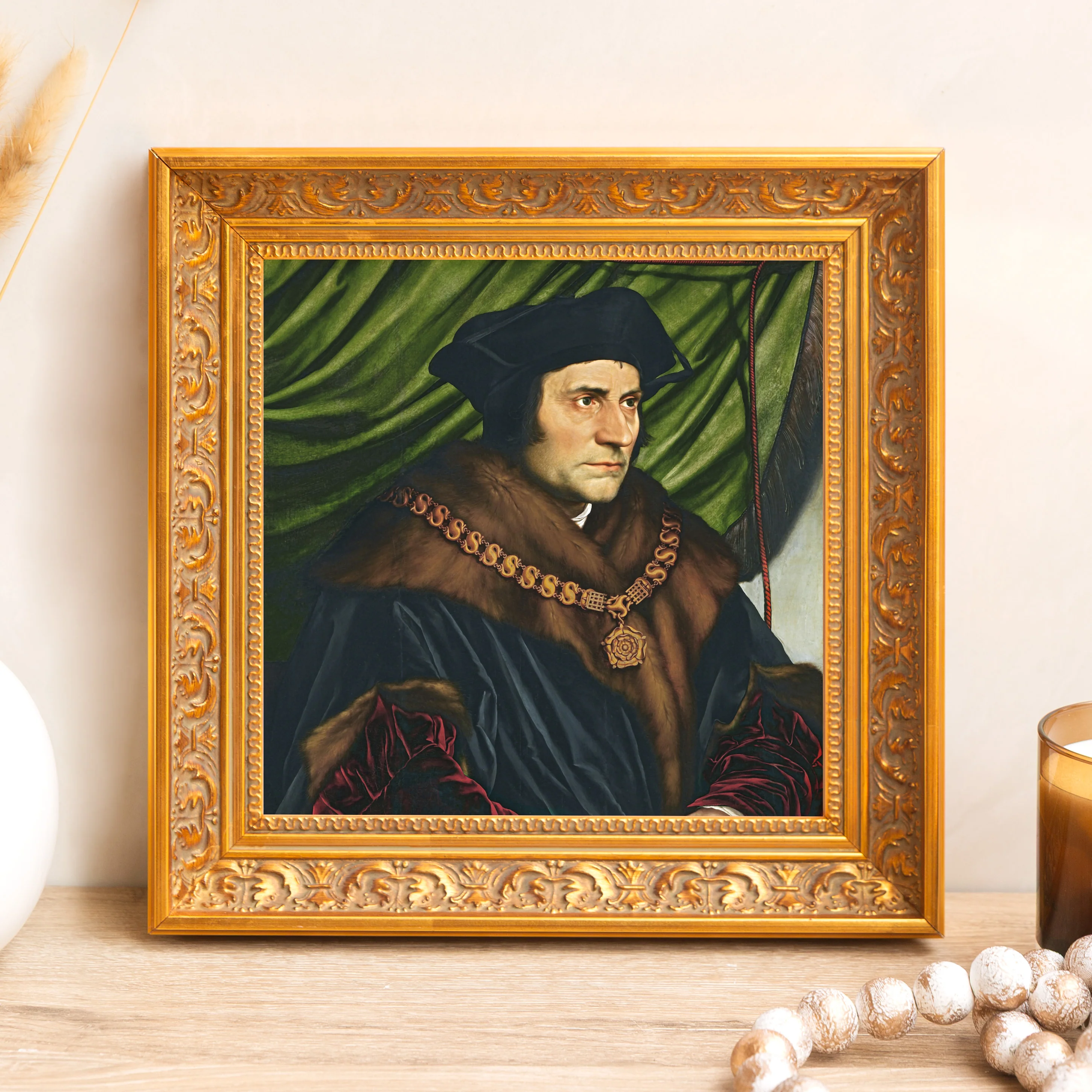 Sir Thomas More Framed Canvas - Sacred Mini Collection