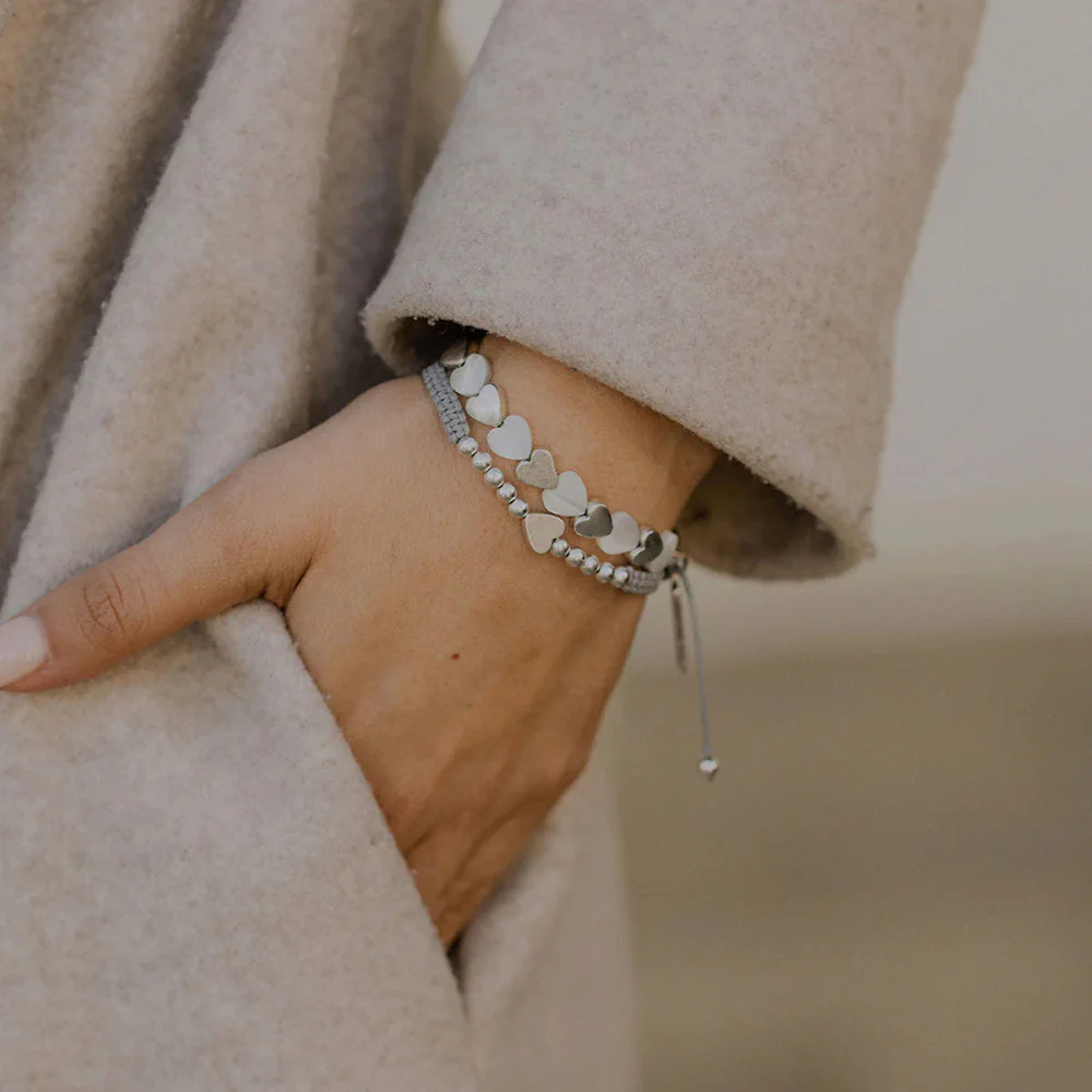 Sisters of the Heart Bracelet - Gold or Silver - Image 2