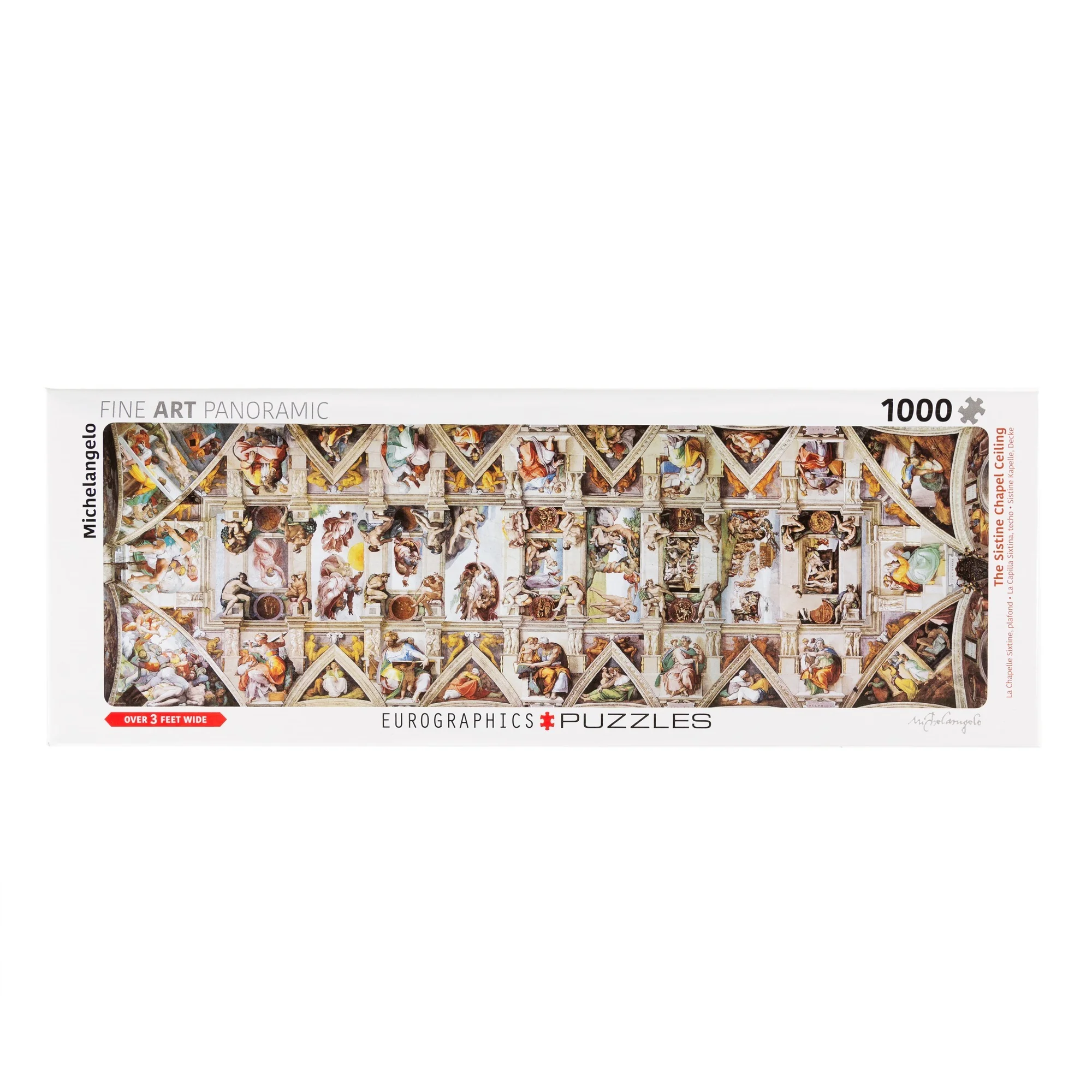 Sistine Chapel Ceiling 1000 Piece Puzzle - Image 3