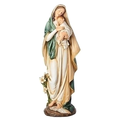 Sleeping Madonna and Child Statue - Image 3