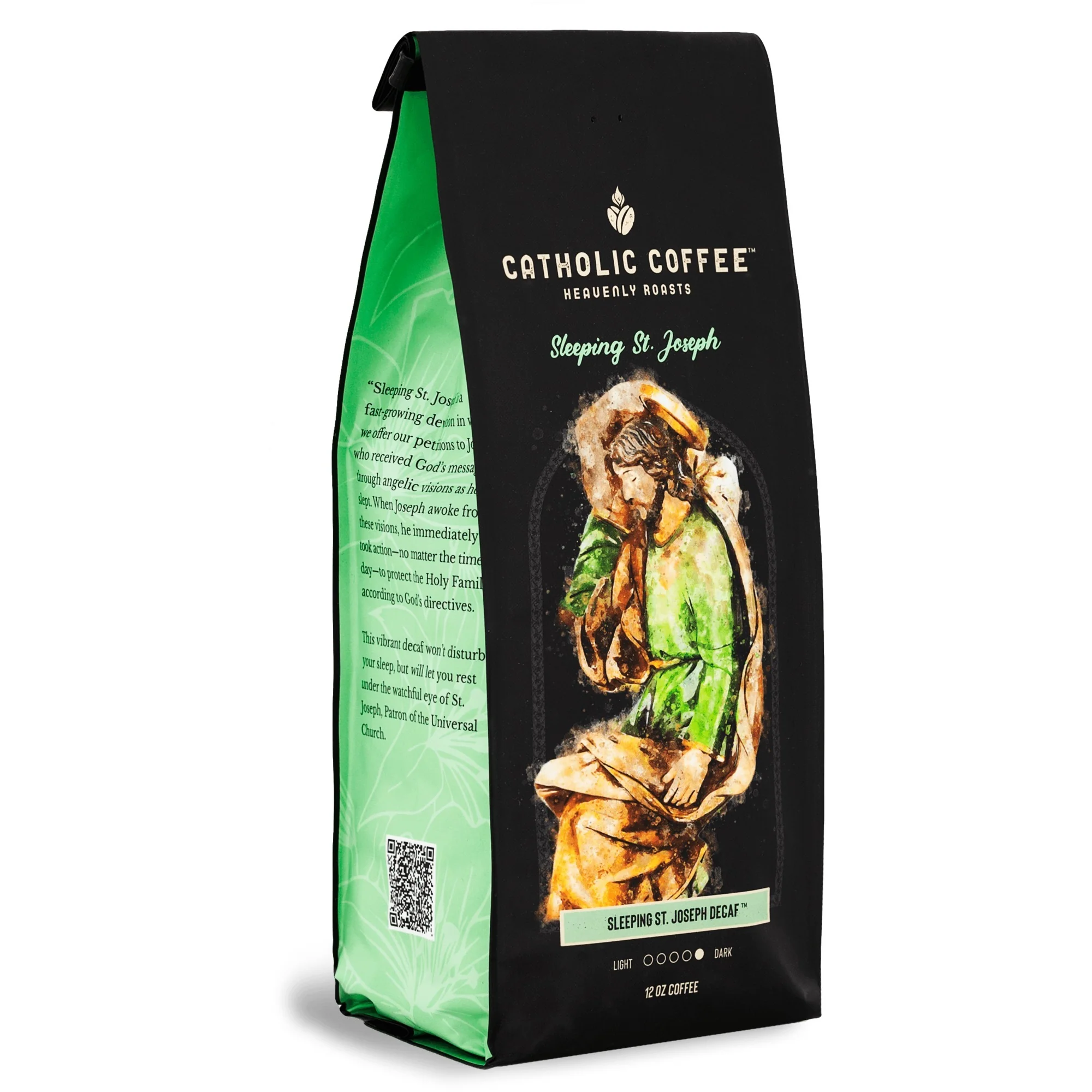 Sleeping St. Joseph Decaf Coffee - 12 oz. Bag - Image 3