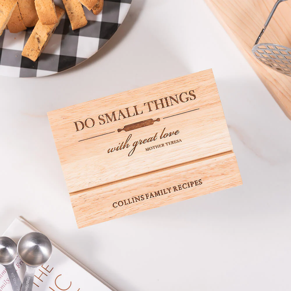 Small Things Great Love Recipe Box - Image 2