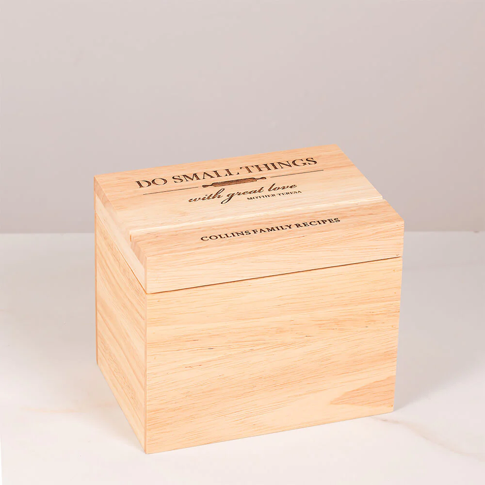 Small Things Great Love Recipe Box - Image 3