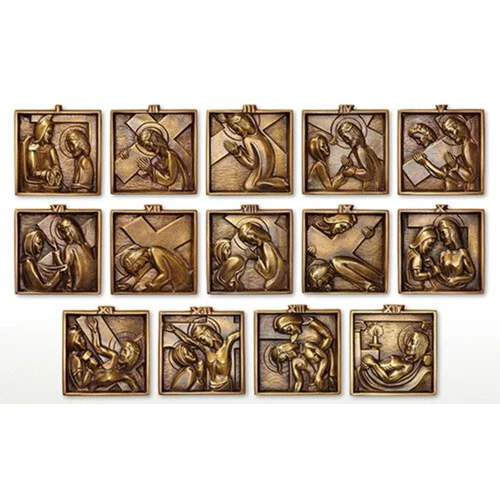 Solid Brass Stations of The Cross