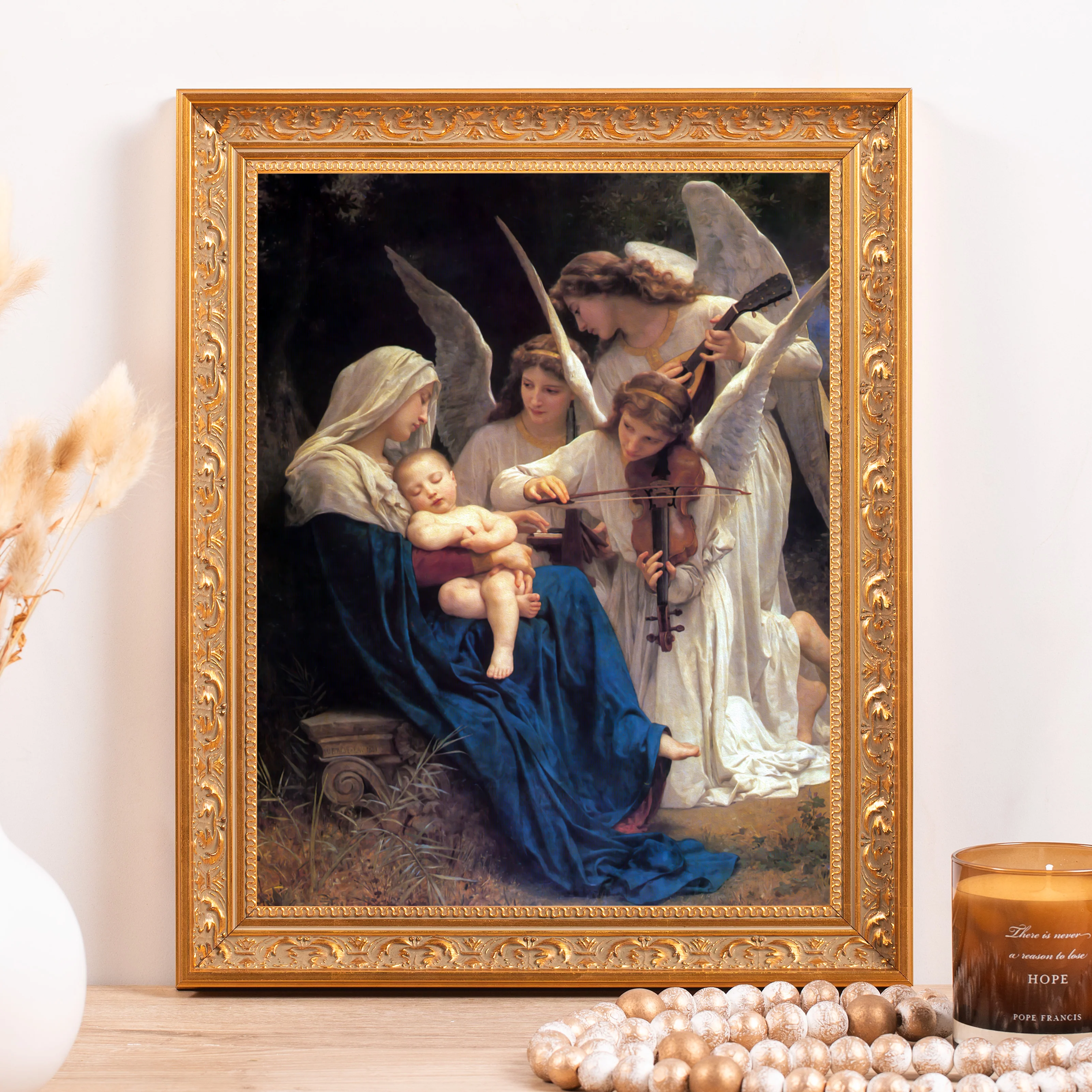 Song of Angels Framed Canvas - Sacred Classics Collection - Image 3