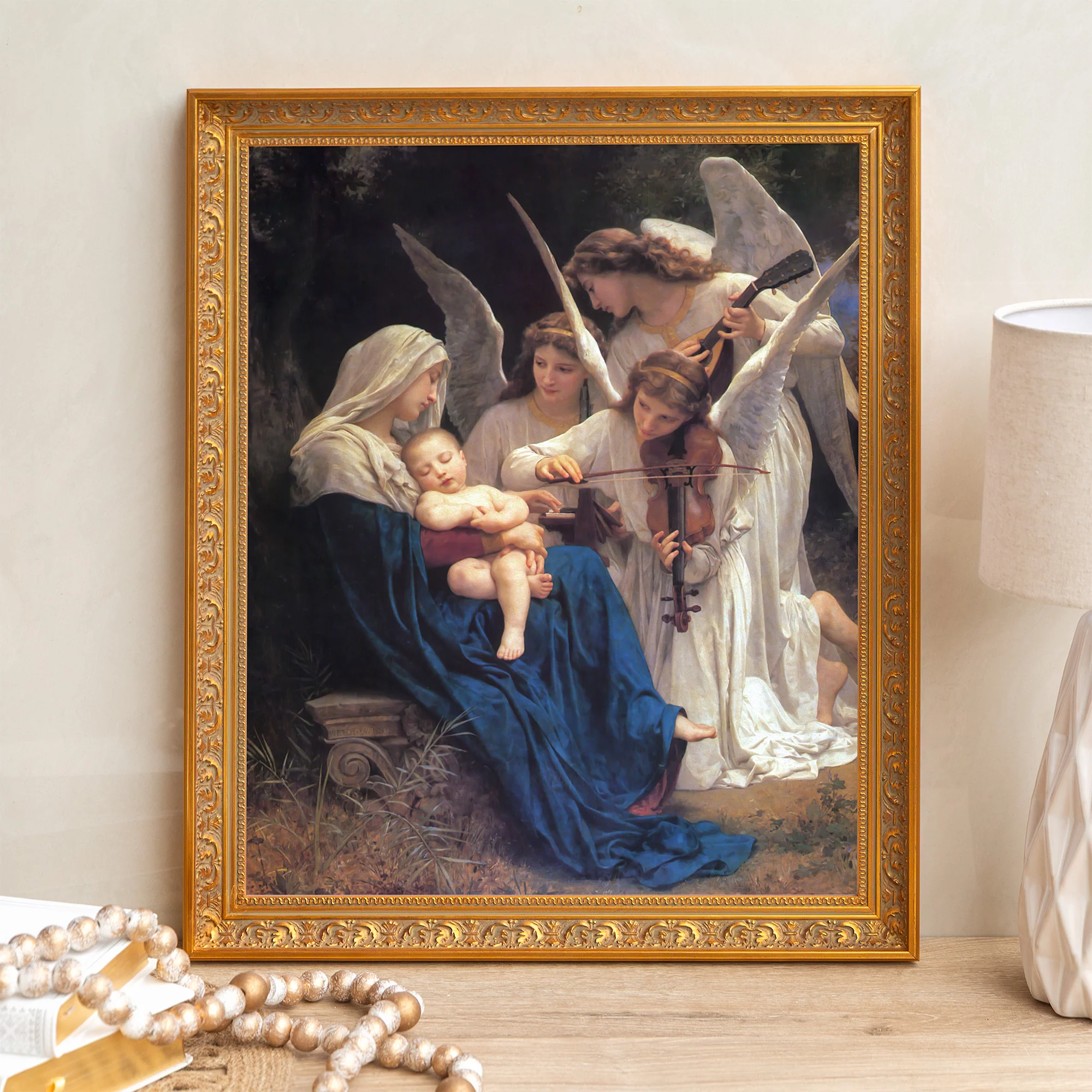 Song of Angels Framed Canvas - Sacred Signature Collection