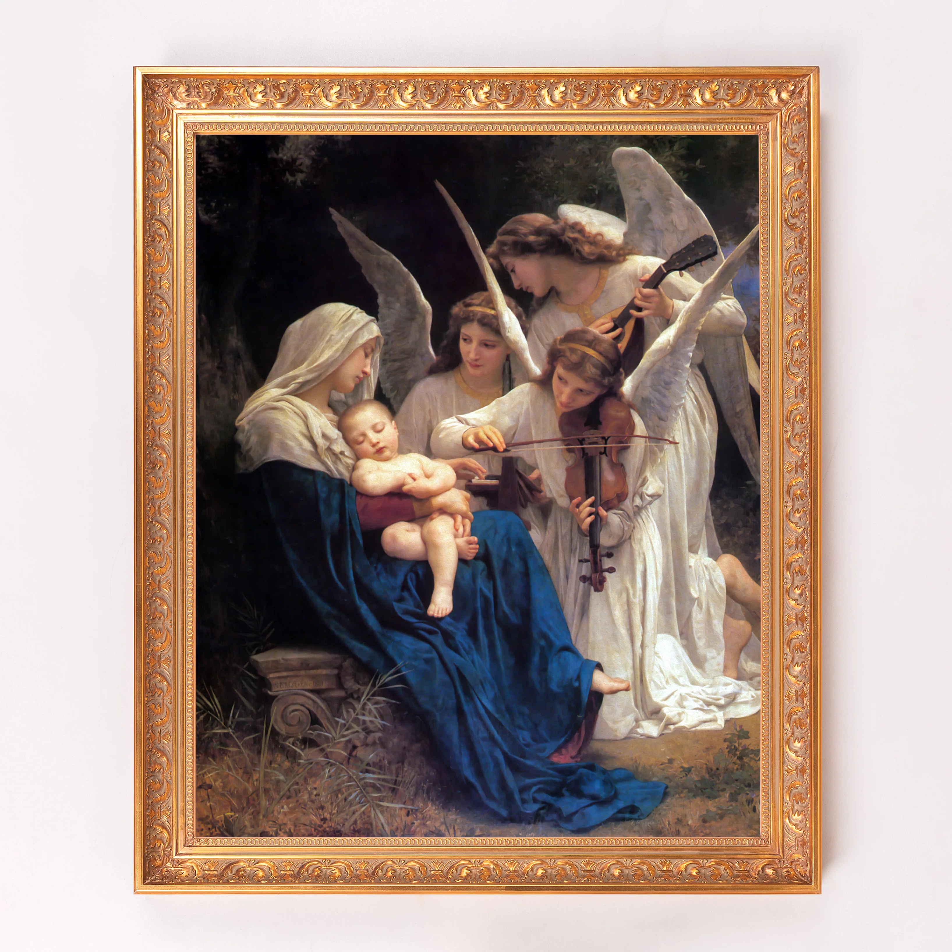 Song of Angels Framed Canvas - Sacred Signature Collection - Image 2